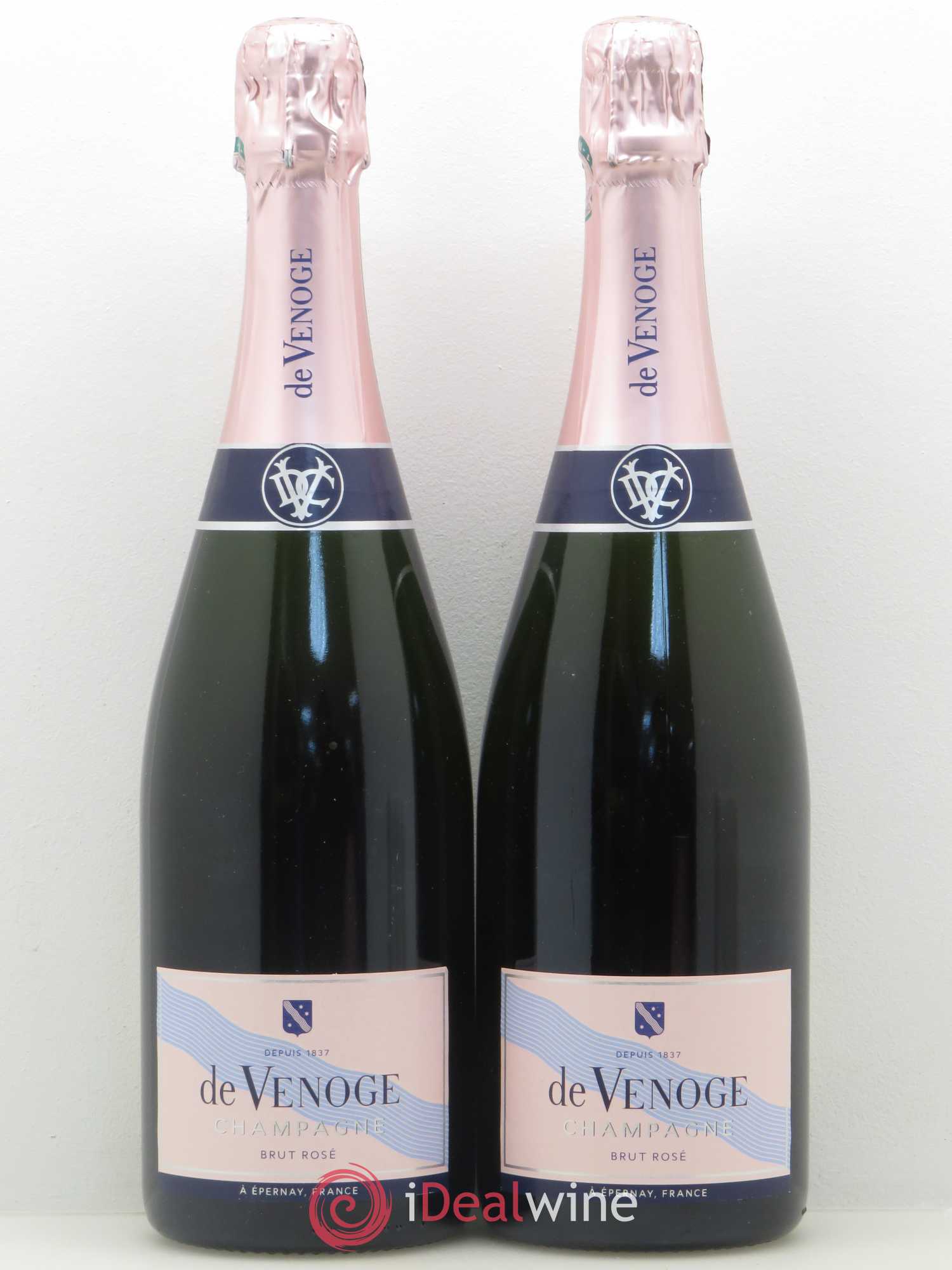 Champagne - Cordon bleu De Venoge - Posten von 2 Flaschen - 0