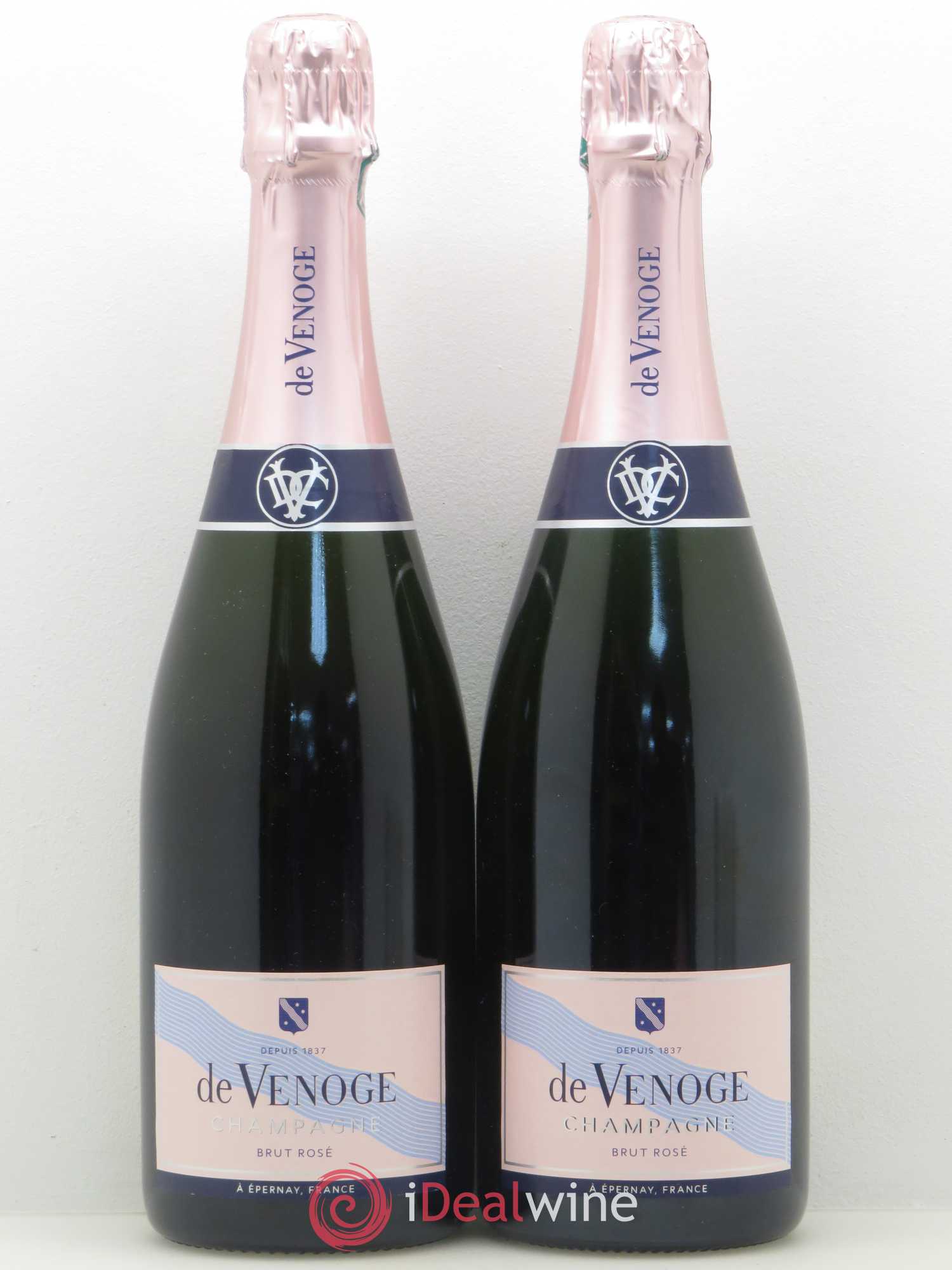 Champagne - Cordon bleu De Venoge - Posten von 2 Flaschen - 0