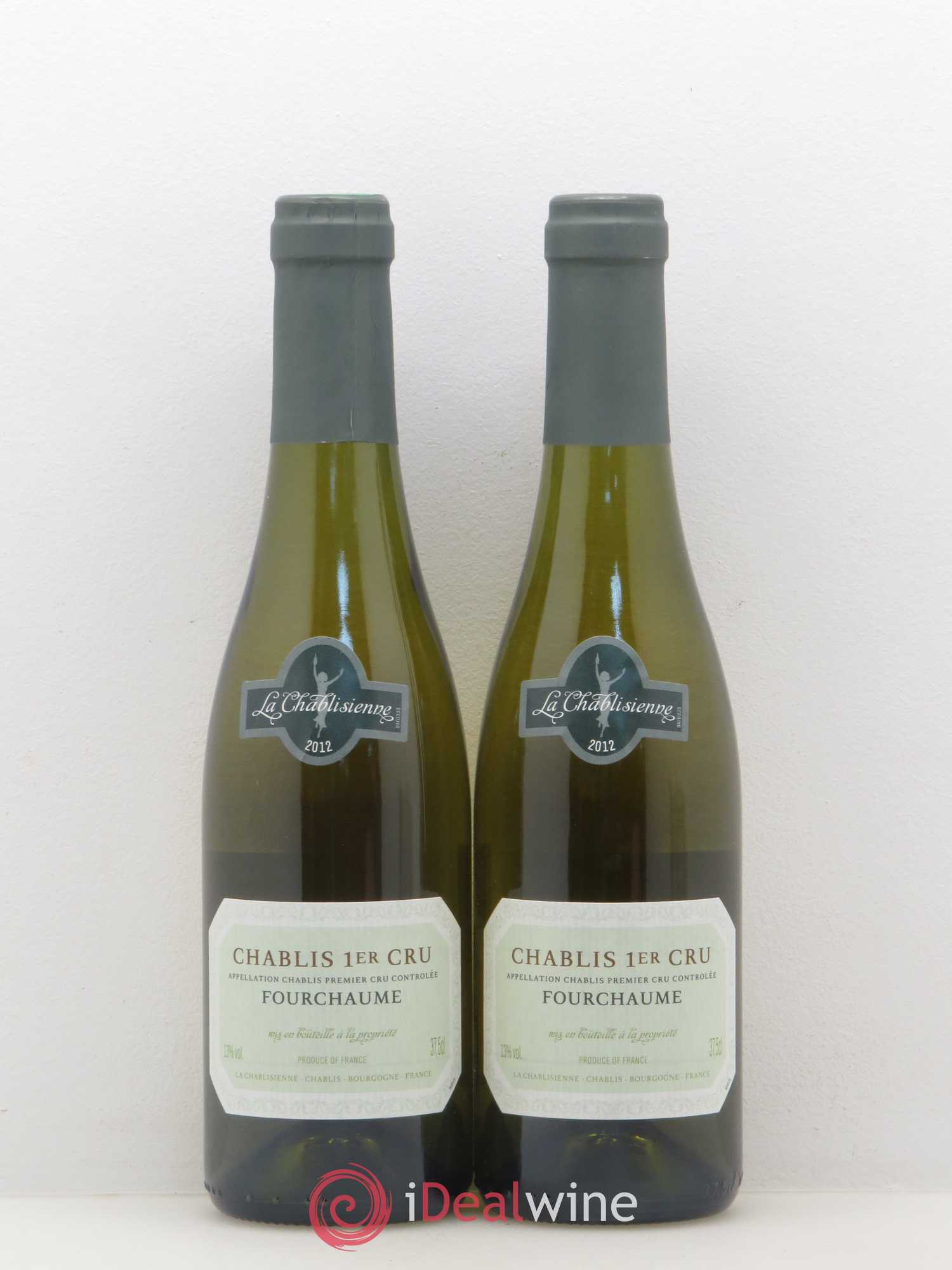 Chablis 1er Cru Fourchaume La Chablisienne 2012 - Posten von 5 Demi-Flaschen - 2