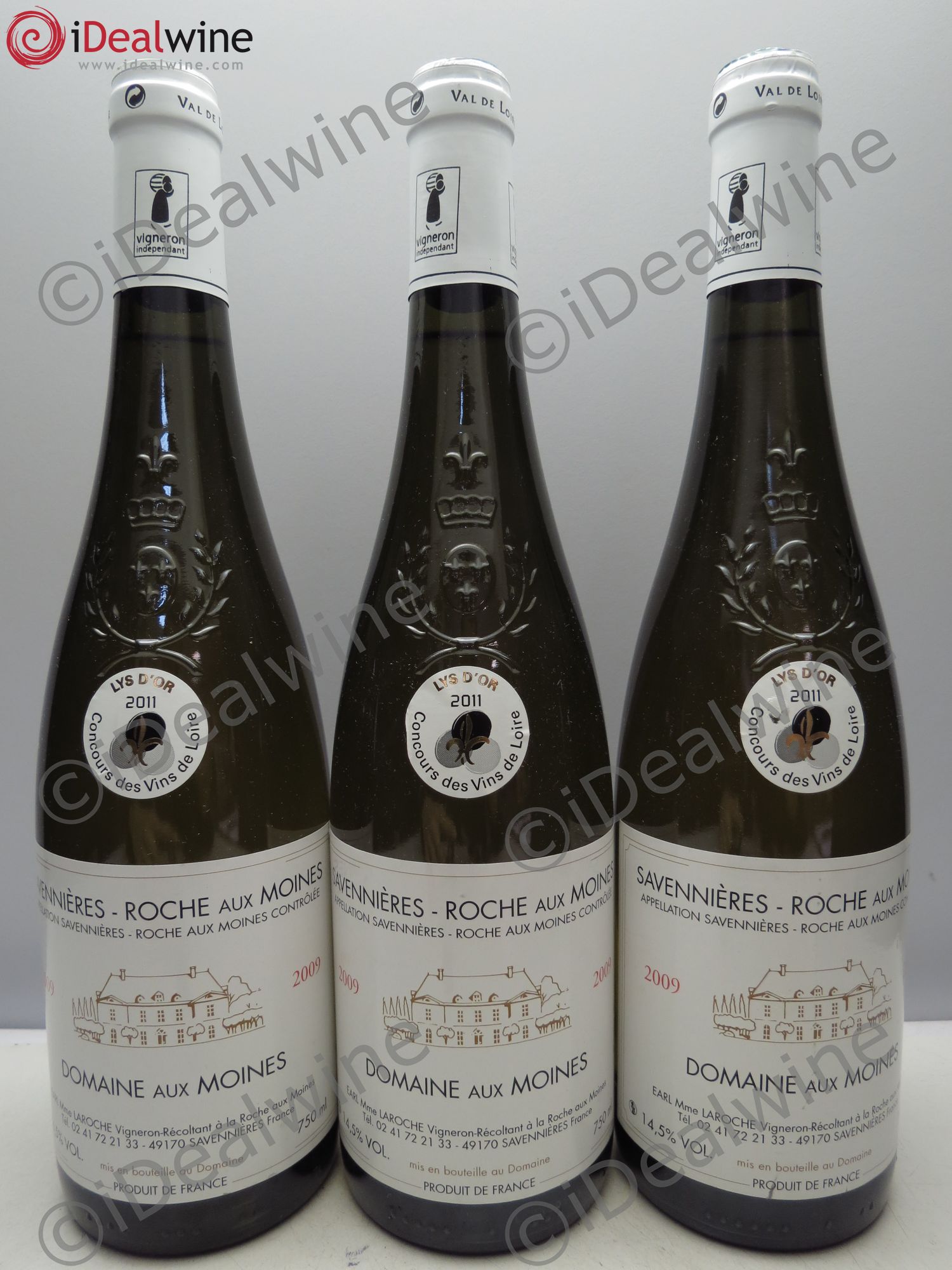 Savennières Domaine aux Moines 2009 - Posten von 3 Flaschen - 0