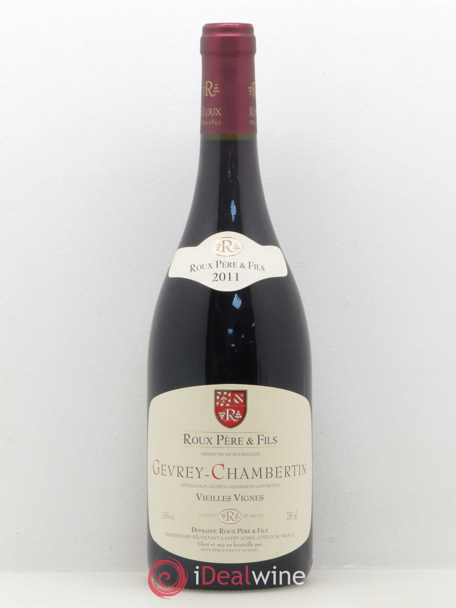 Gevrey-Chambertin Vieilles Vignes Roux Pere et Fils 2011 - Posten von 1 Flasche - 0