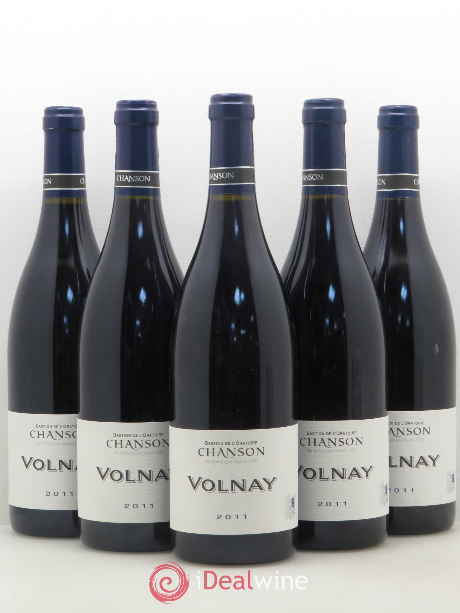 Volnay Bastion de l'Oratoire Chanson Père et Fils 2011 - Posten von 5 Flaschen - 0