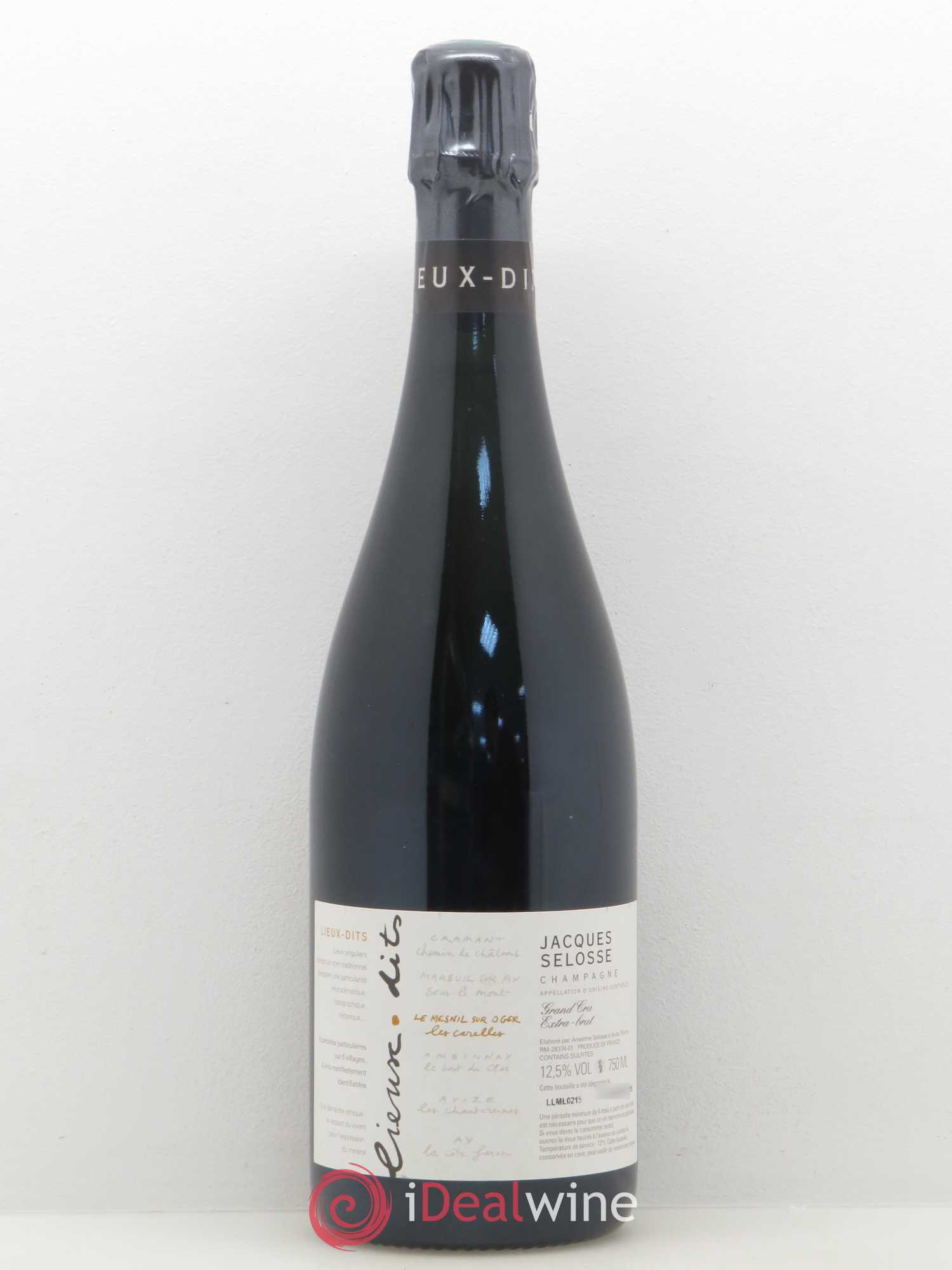 Les Carelles Blanc de Blancs Jacques Selosse Extra Brut - Lot de 1 bouteille - 0