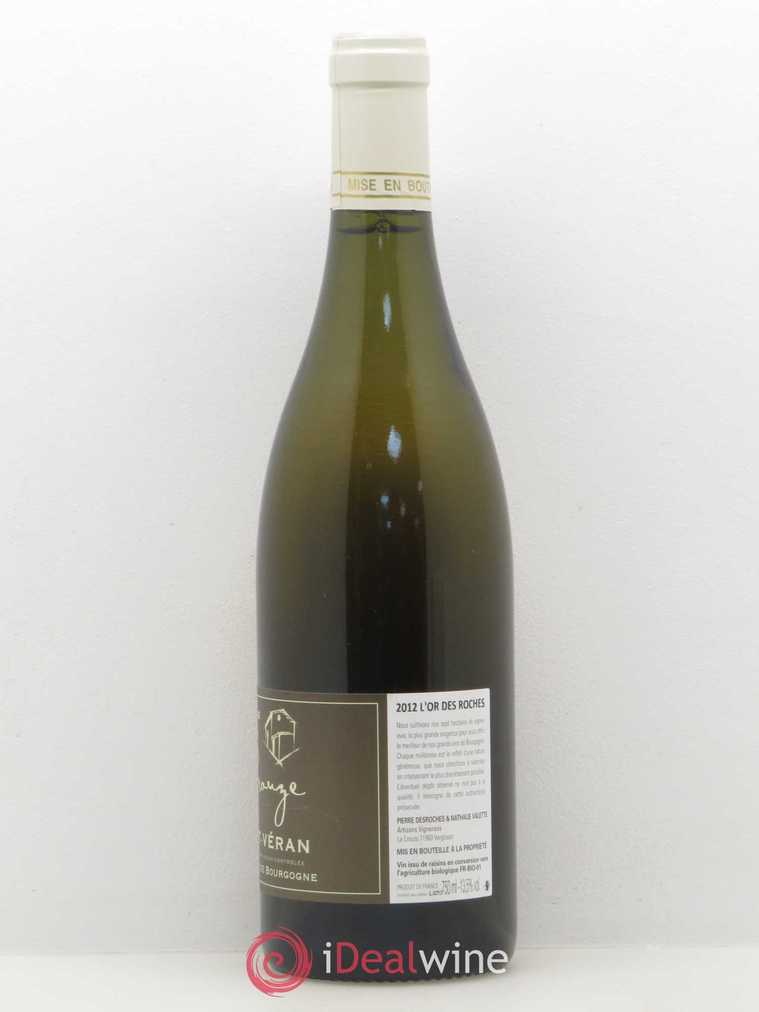 Saint-Véran Domaine de La Crouze L'Or des Roches 2012 - Posten von 1 Flasche - 1
