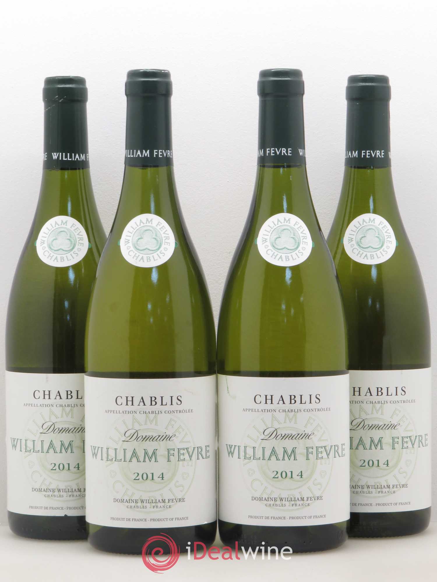 Chablis William Fèvre 2014 - Lot de 4 bouteilles - 0