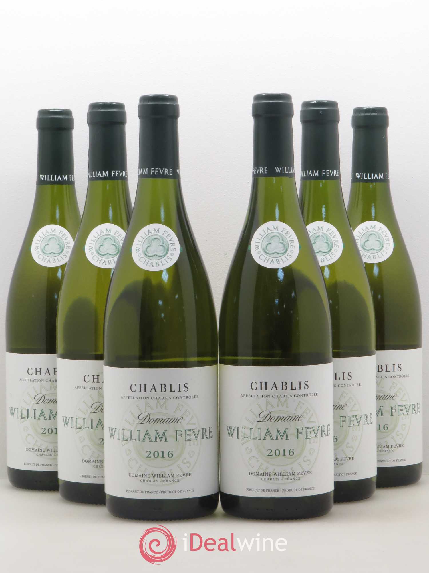 Chablis William Fèvre 2016 - Lot de 6 bouteilles - 0