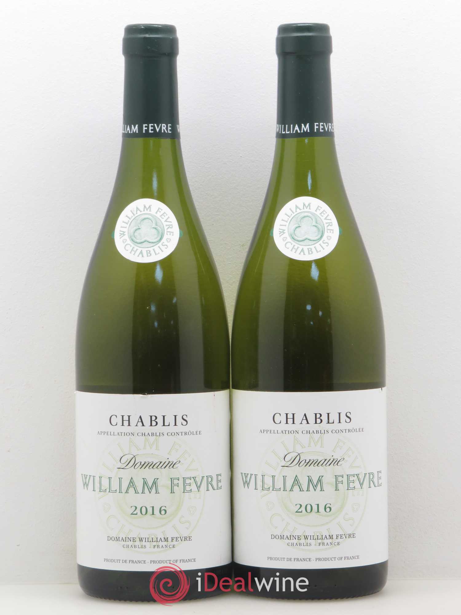Chablis William Fèvre 2016 - Lot de 2 bouteilles - 0