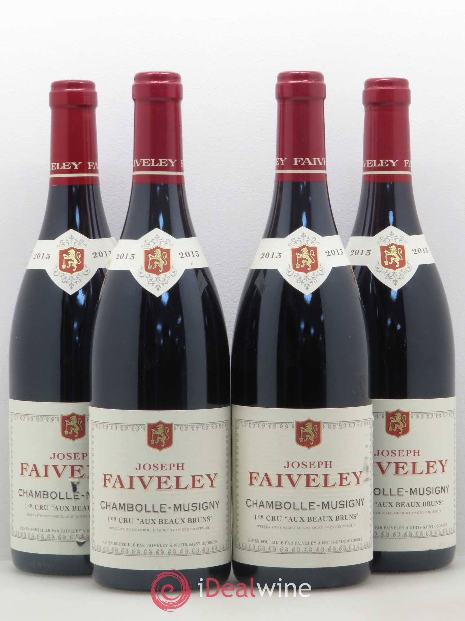 Chambolle-Musigny 1er Cru Aux Beaux Bruns Joseph Faiveley 2013 - Posten von 4 Flaschen - 0