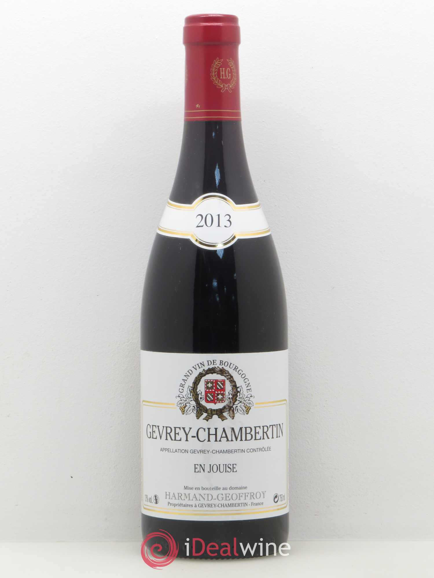 Gevrey-Chambertin Harmand-Geoffroy (Domaine) En Jouise 2013 - Lot de 1 bouteille - 0