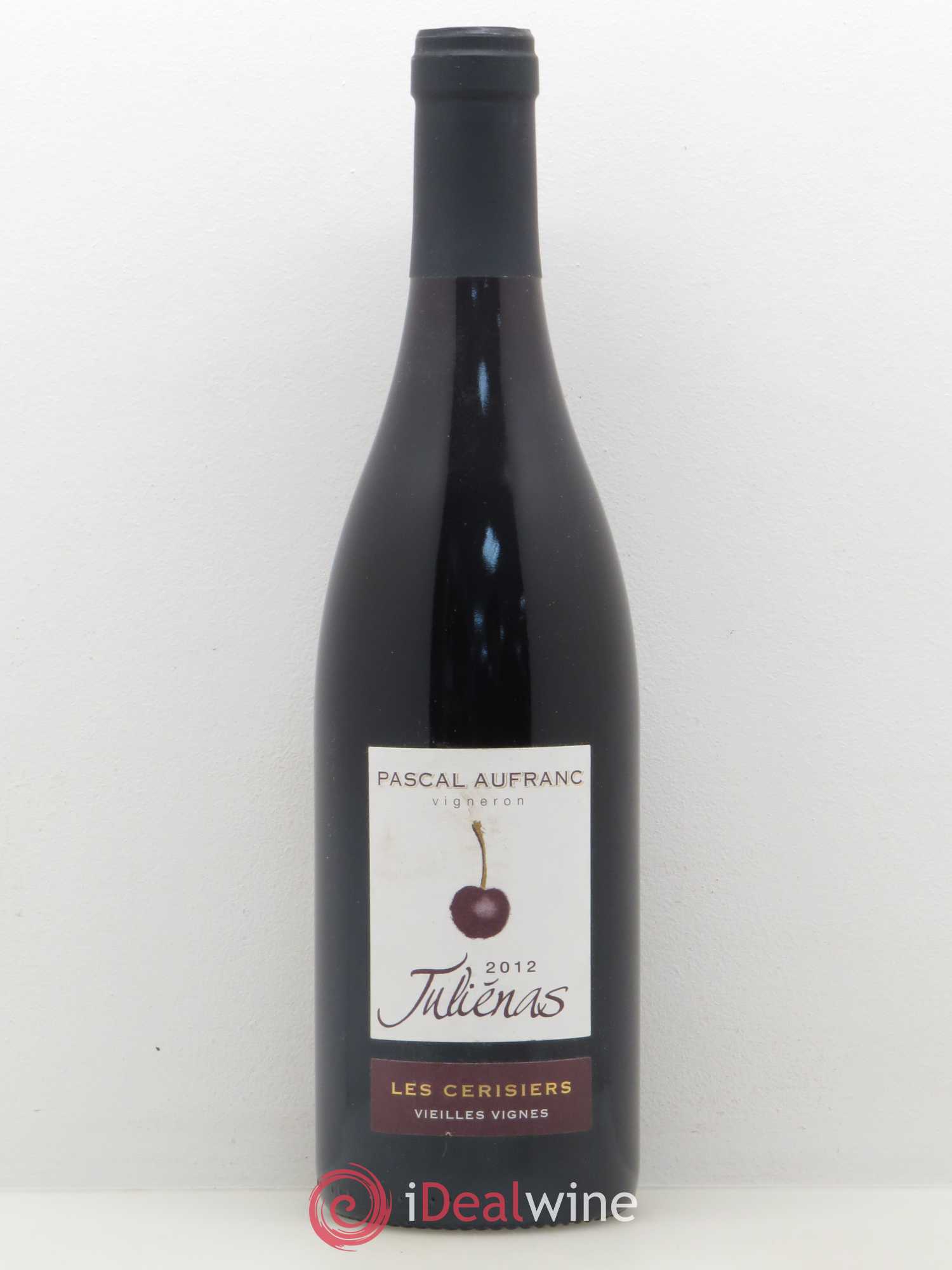 Juliénas Les Cerisiers Vieilles Vignes Pascal Aufranc 2012 - Posten von 1 Flasche - 0