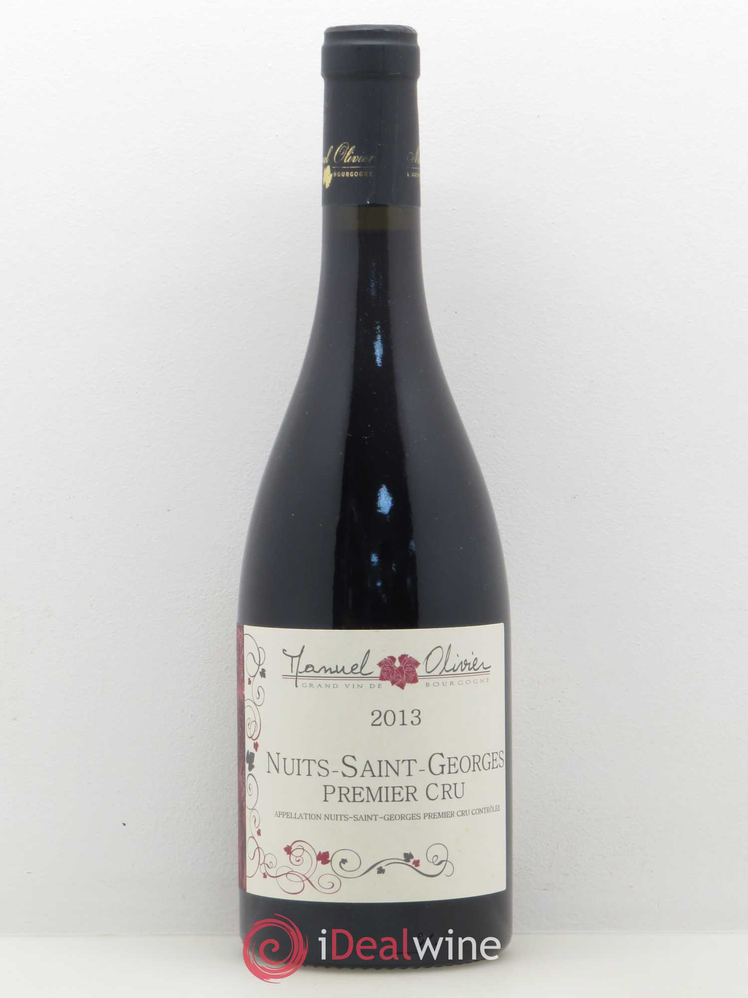 Nuits-Saint-Georges 1er Cru Manuel Olivier 2013 - Lot de 1 bouteille - 0
