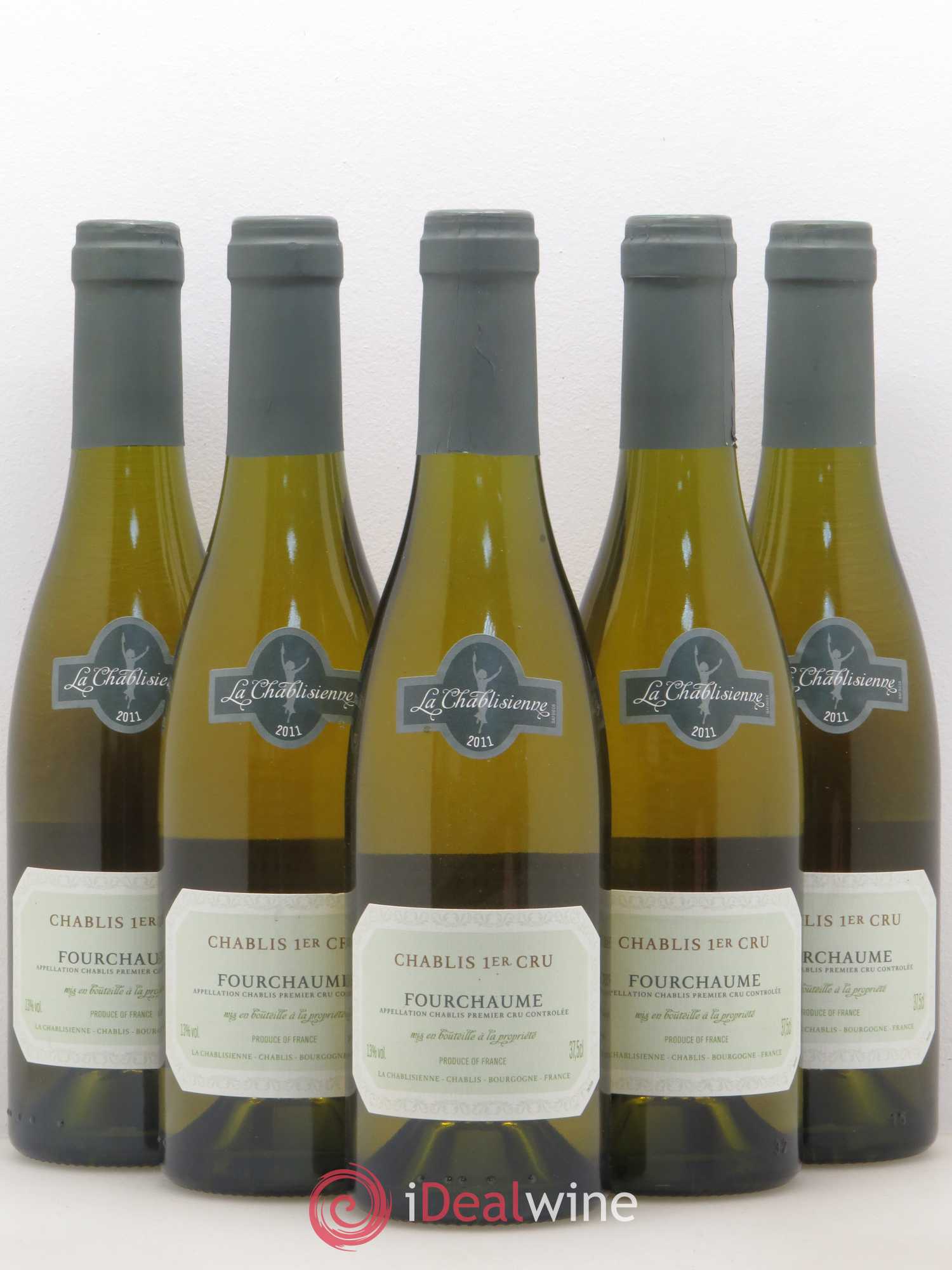 Chablis 1er Cru Fourchaume La Chablisienne 2011 - Posten von 5 Demi-Flaschen - 0