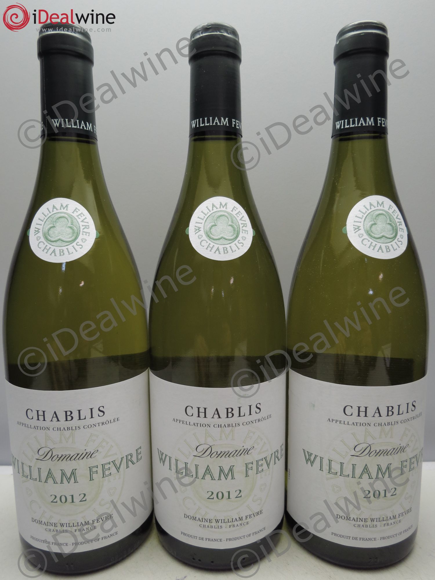 Chablis William Fèvre 2012 - Lot de 3 bouteilles - 0