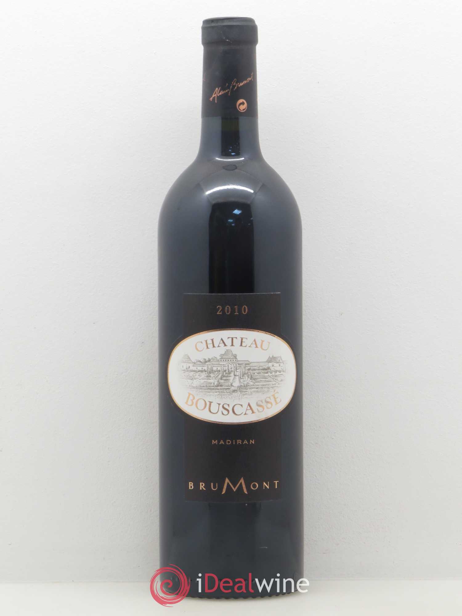 Madiran Château Bouscassé Alain Brumont 2010 - Lot de 1 bouteille - 0