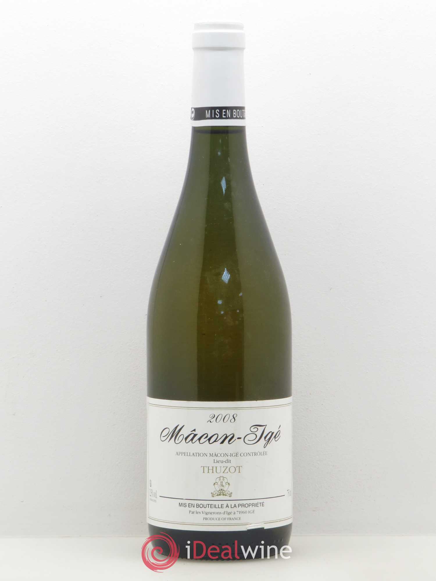 Mâcon Igé Lieu dit Thuzot 2008 - Posten von 1 Flasche - 0