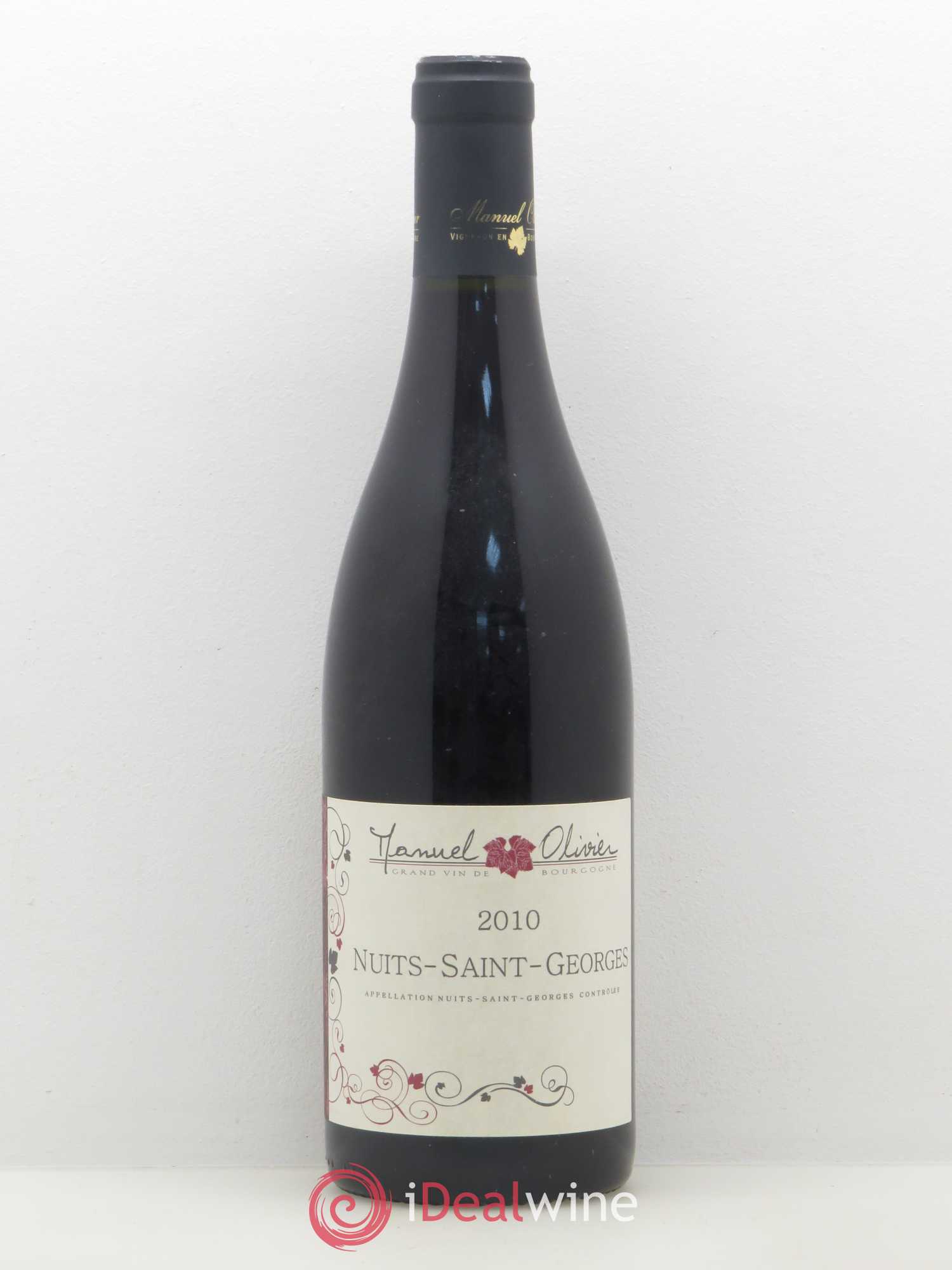 Nuits-Saint-Georges Manuel Olivier 2010 - Lot de 1 bouteille - 0