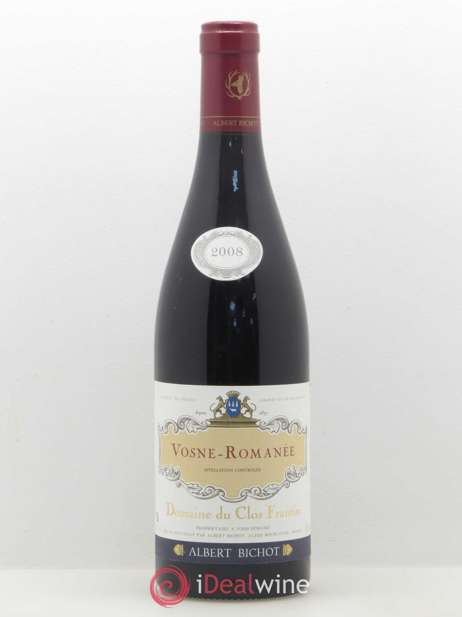 Vosne-Romanée Clos Frantin - Albert Bichot 2008 - Lot de 1 bouteille - 0