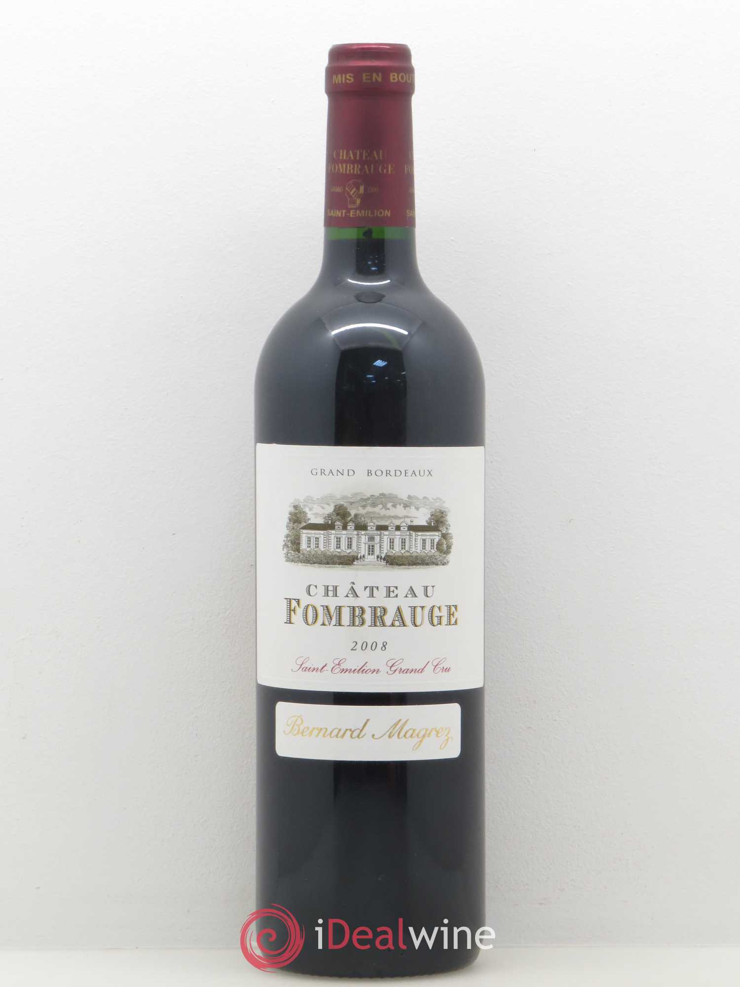Château Fombrauge Grand Cru Classé 2008 - Lot de 1 bouteille - 0