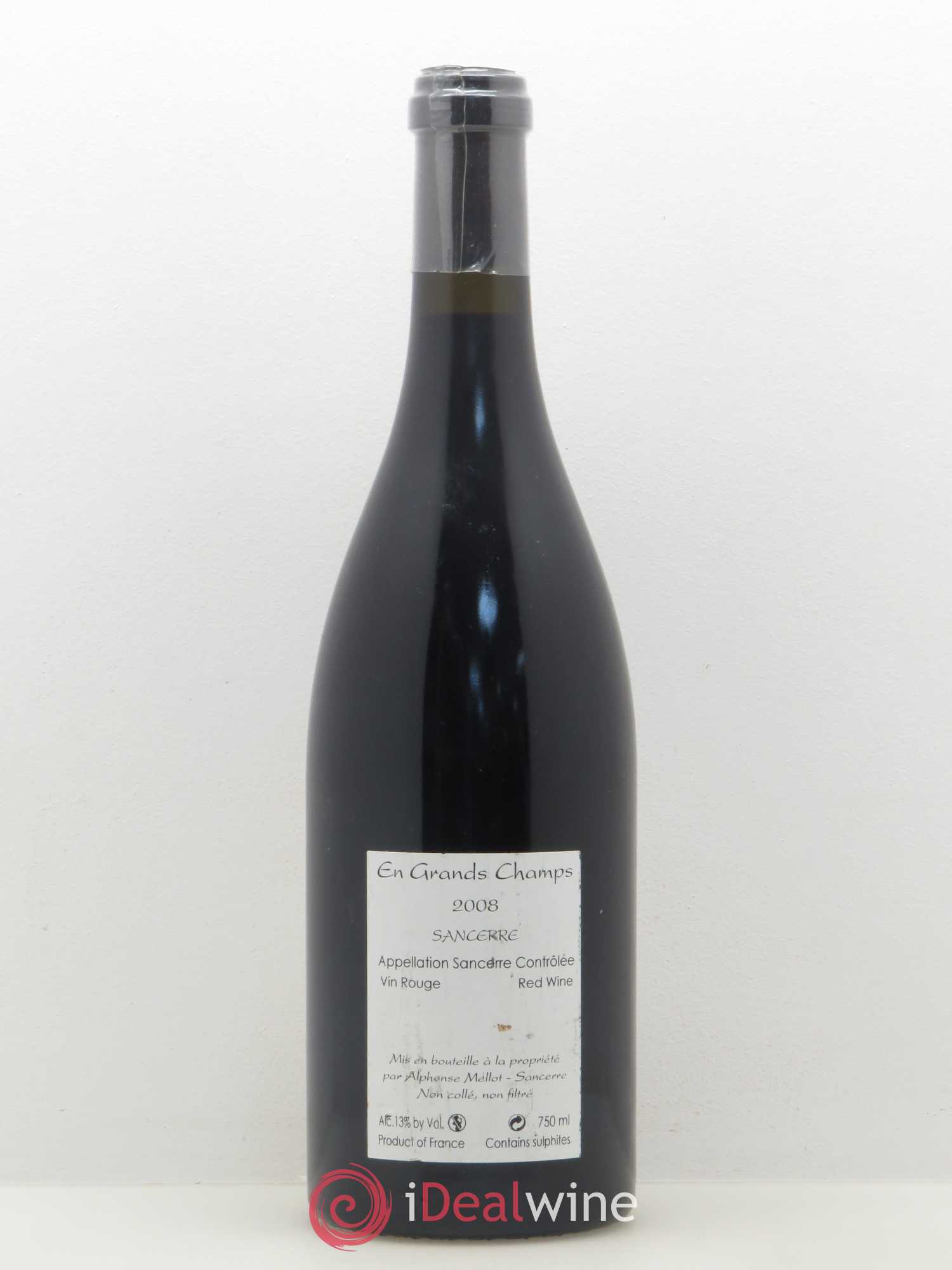 Sancerre En Grands Champs Alphonse Mellot 2008 - Lot de 1 bouteille - 1