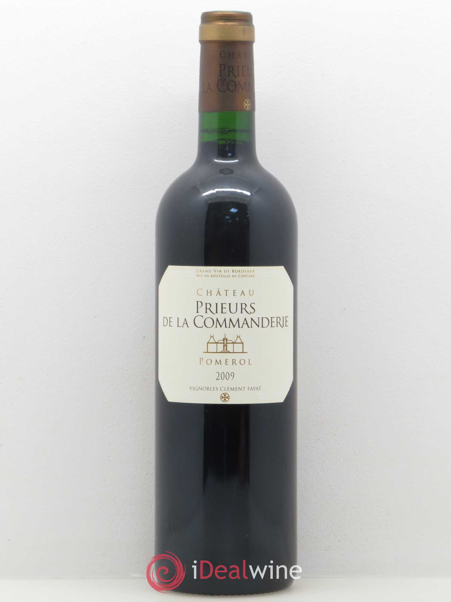 Pomerol Château Prieurs de la Commanderie 2009 - Posten von 1 Flasche - 0