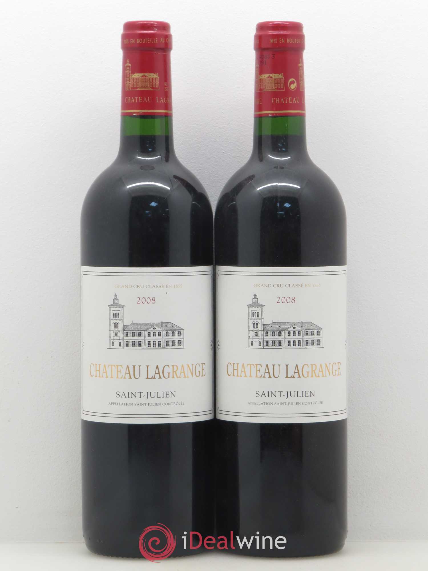 Château Lagrange 3ème Grand Cru Classé 2008 - Lot de 2 bouteilles - 0