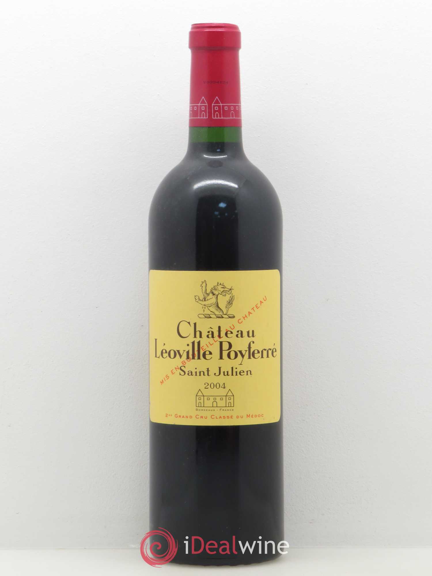 Château Léoville Poyferré 2ème Grand Cru Classé 2004 - Lot de 1 bouteille - 0