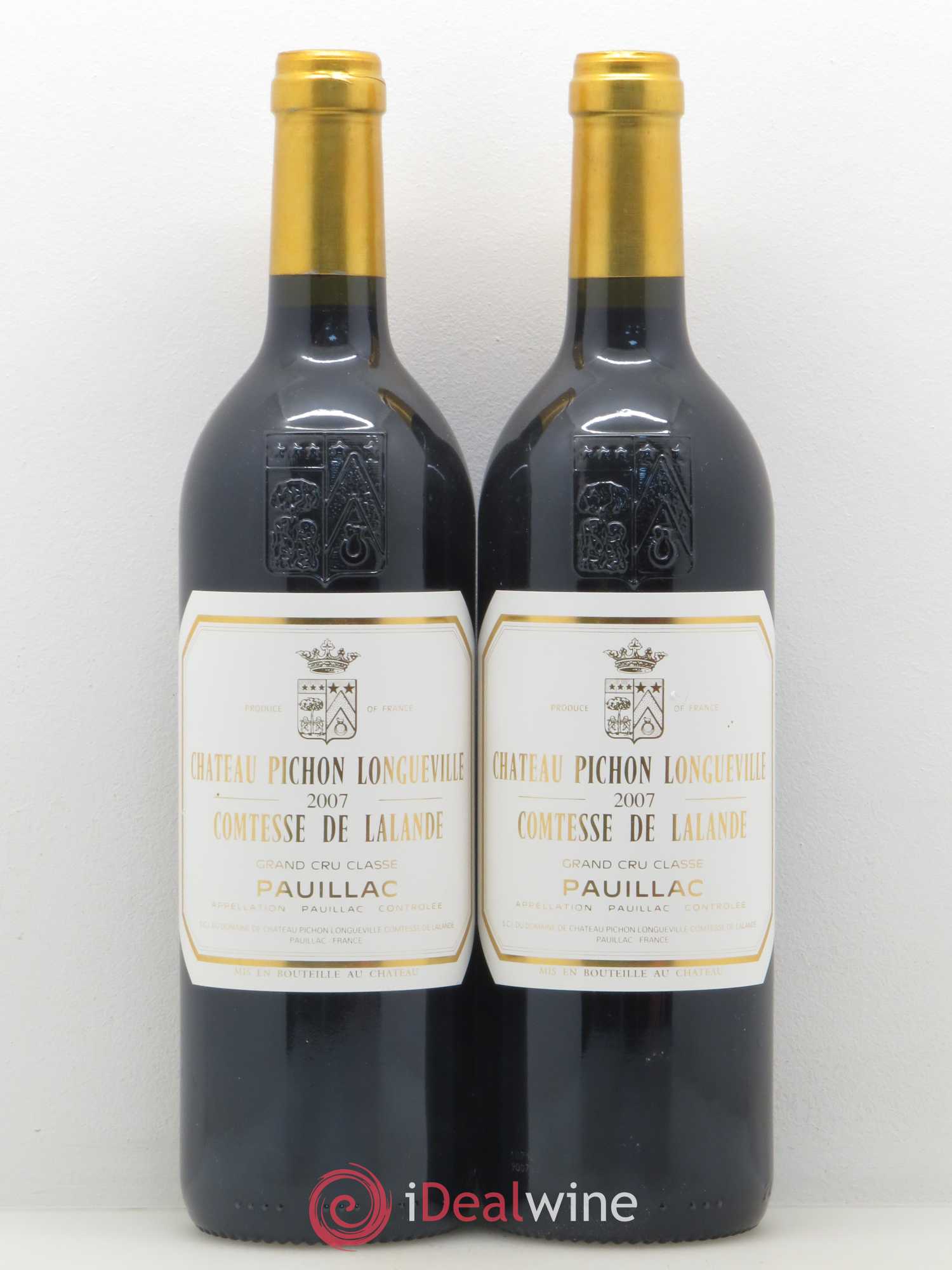 Château Pichon Longueville Comtesse de Lalande 2ème Grand Cru Classé 2007 - Lot de 2 bouteilles - 0