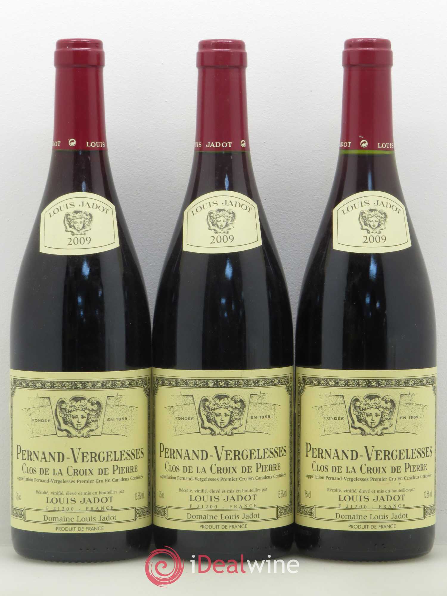 Pernand-Vergelesses 1er Cru Clos de La Croix de Pierre Louis Jadot 2009 - Posten von 3 Flaschen - 0