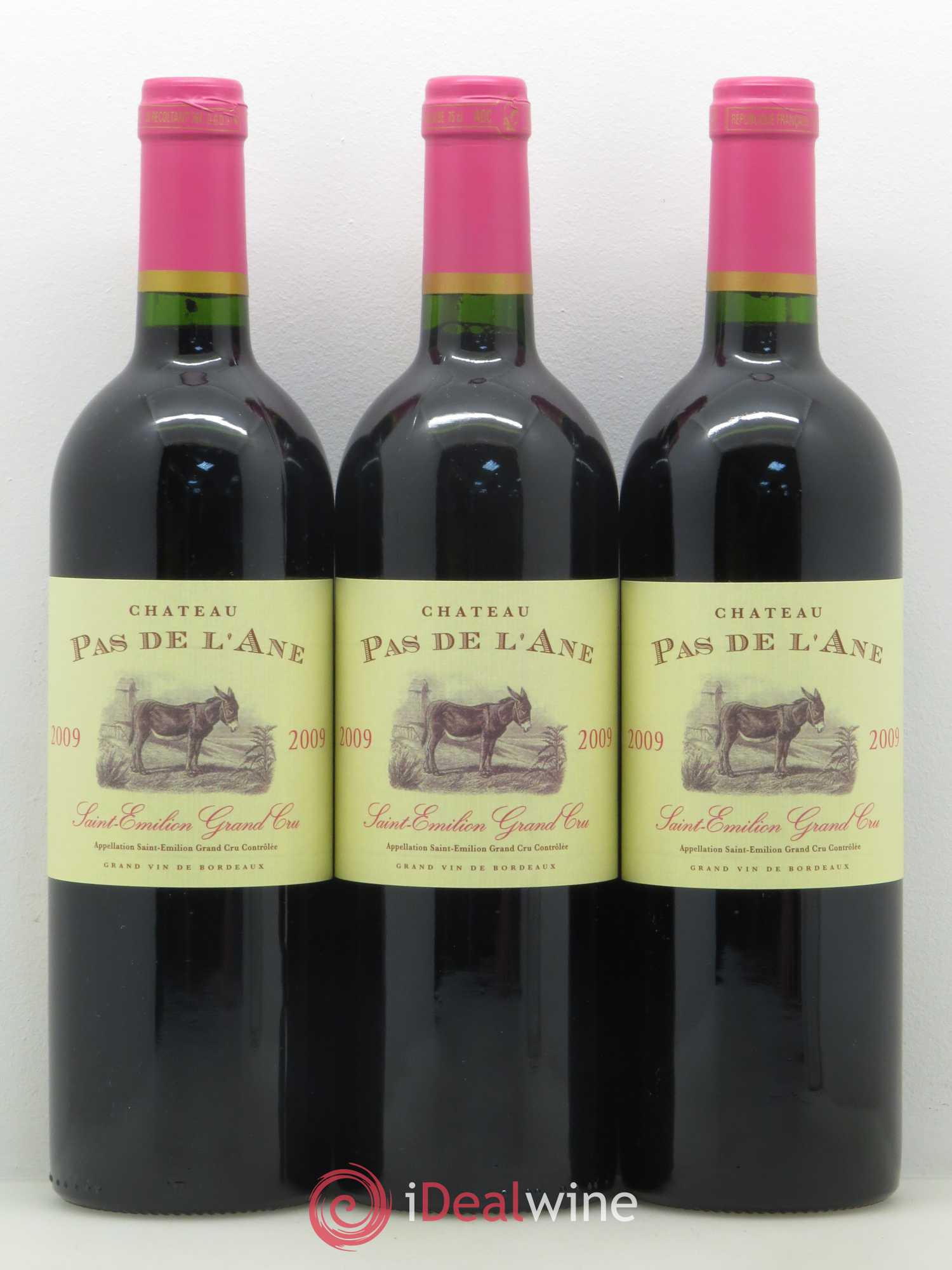 Château Pas de l'Ane Grand Cru 2009 - Lot de 3 bouteilles - 0