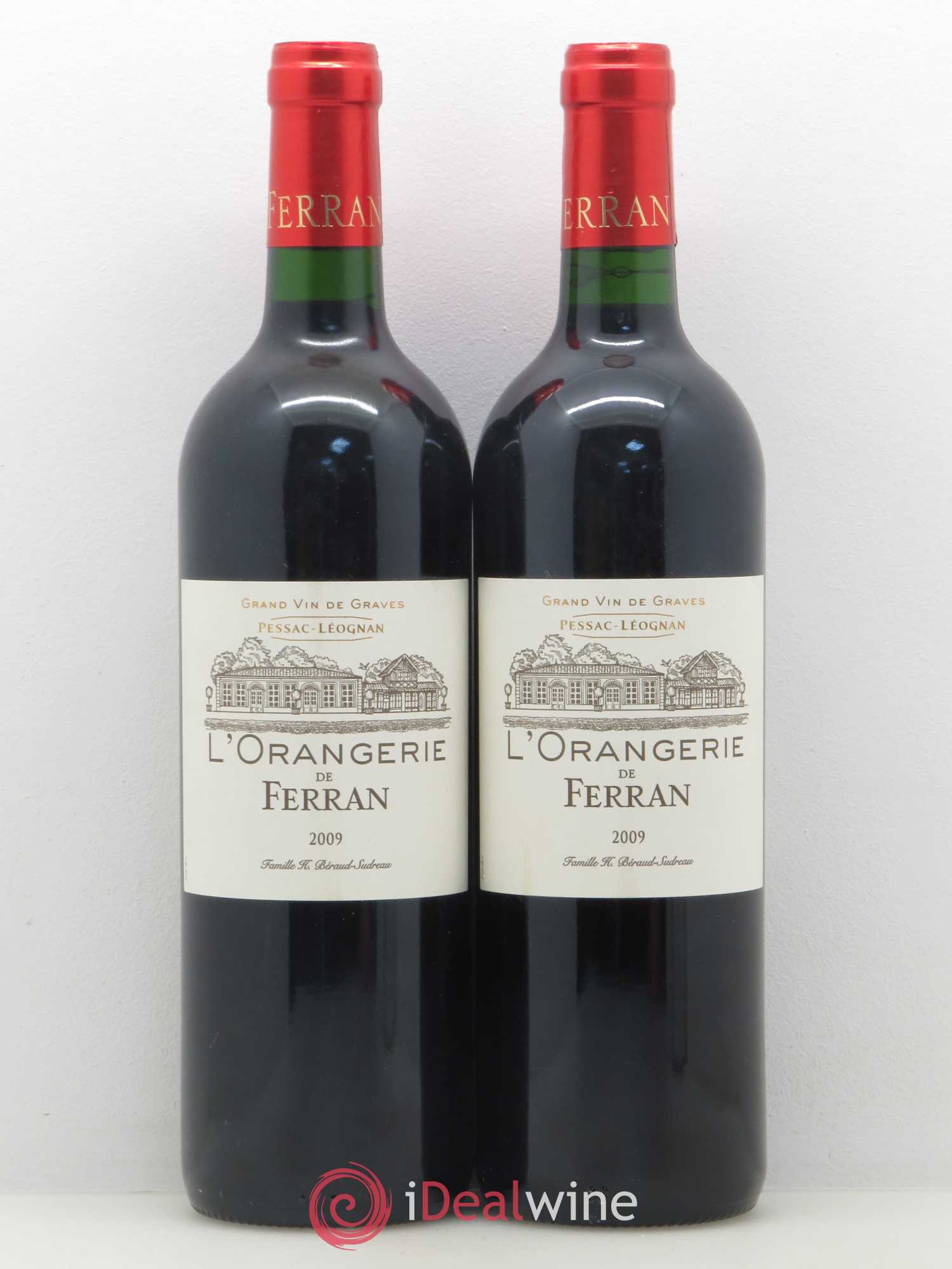 Pessac-Léognan L'Orangerie de Ferran 2009 - Posten von 2 Flaschen - 0