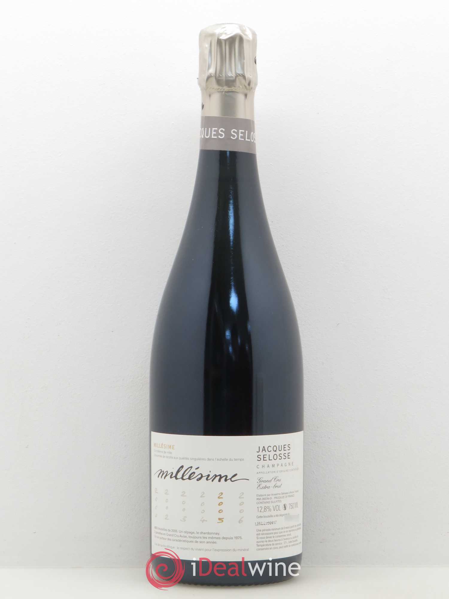 Champagne Grand Cru Extra Brut Jacques Selosse 2005 - Posten von 1 Flasche - 0