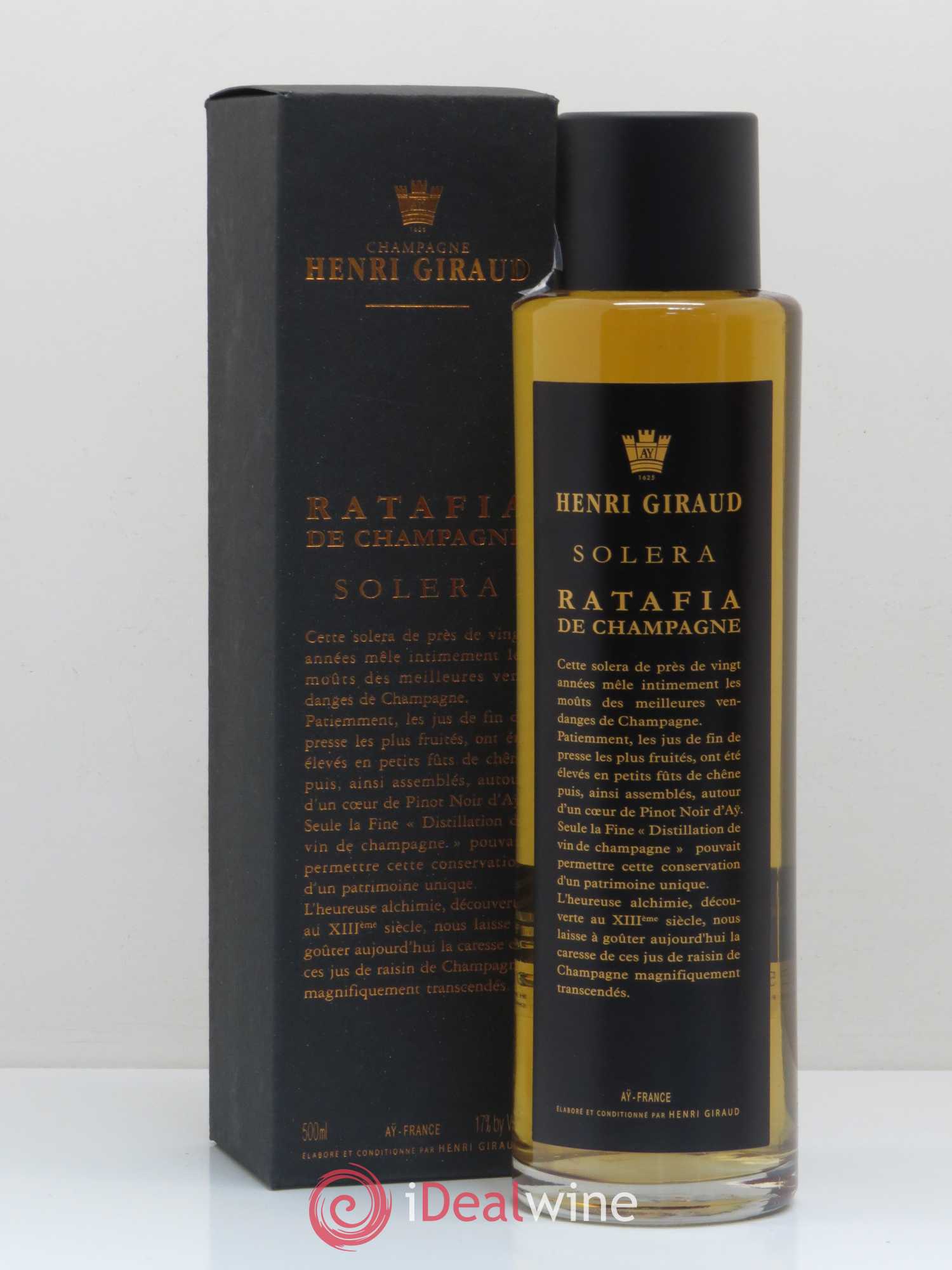 Ratafia Champagne Solera Henri Giraud - Lotto di 3 bottiglie - 1