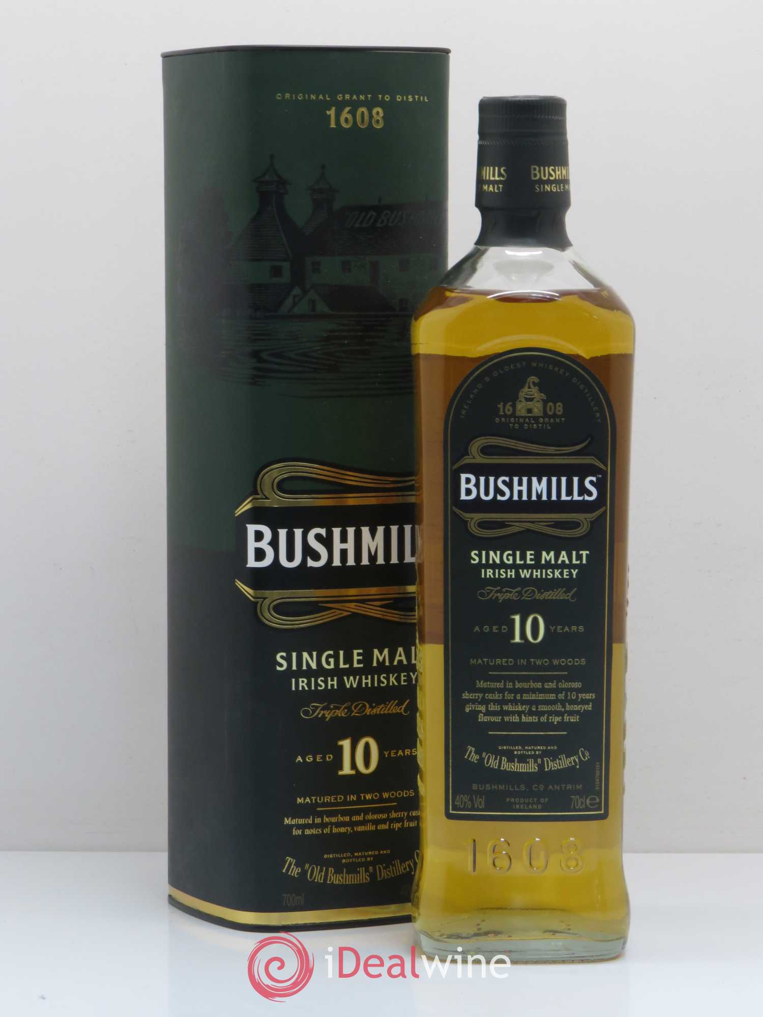 Whisky Bushmills 10 ans - Lotto di 2 bottiglie - 1