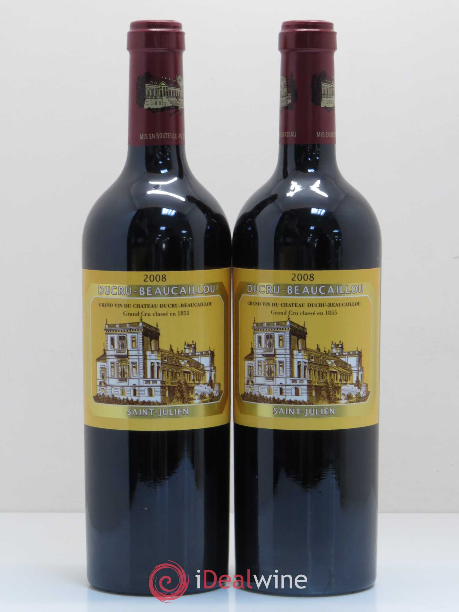 Château Ducru Beaucaillou 2ème Grand Cru Classé 2008 - Lot de 2 bouteilles - 0