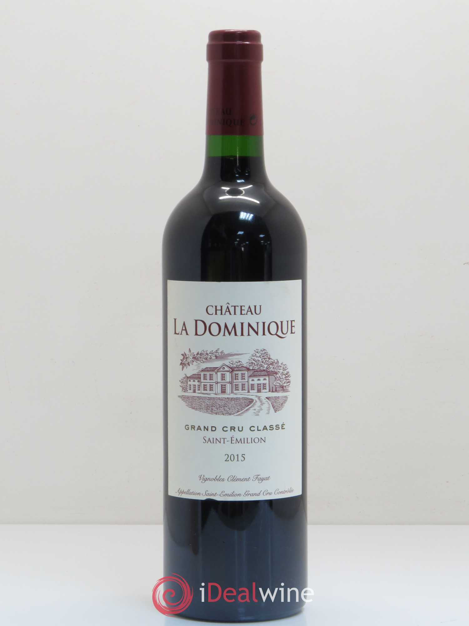 Château la Dominique Grand Cru Classé 2015 - Lot de 1 bouteille - 0