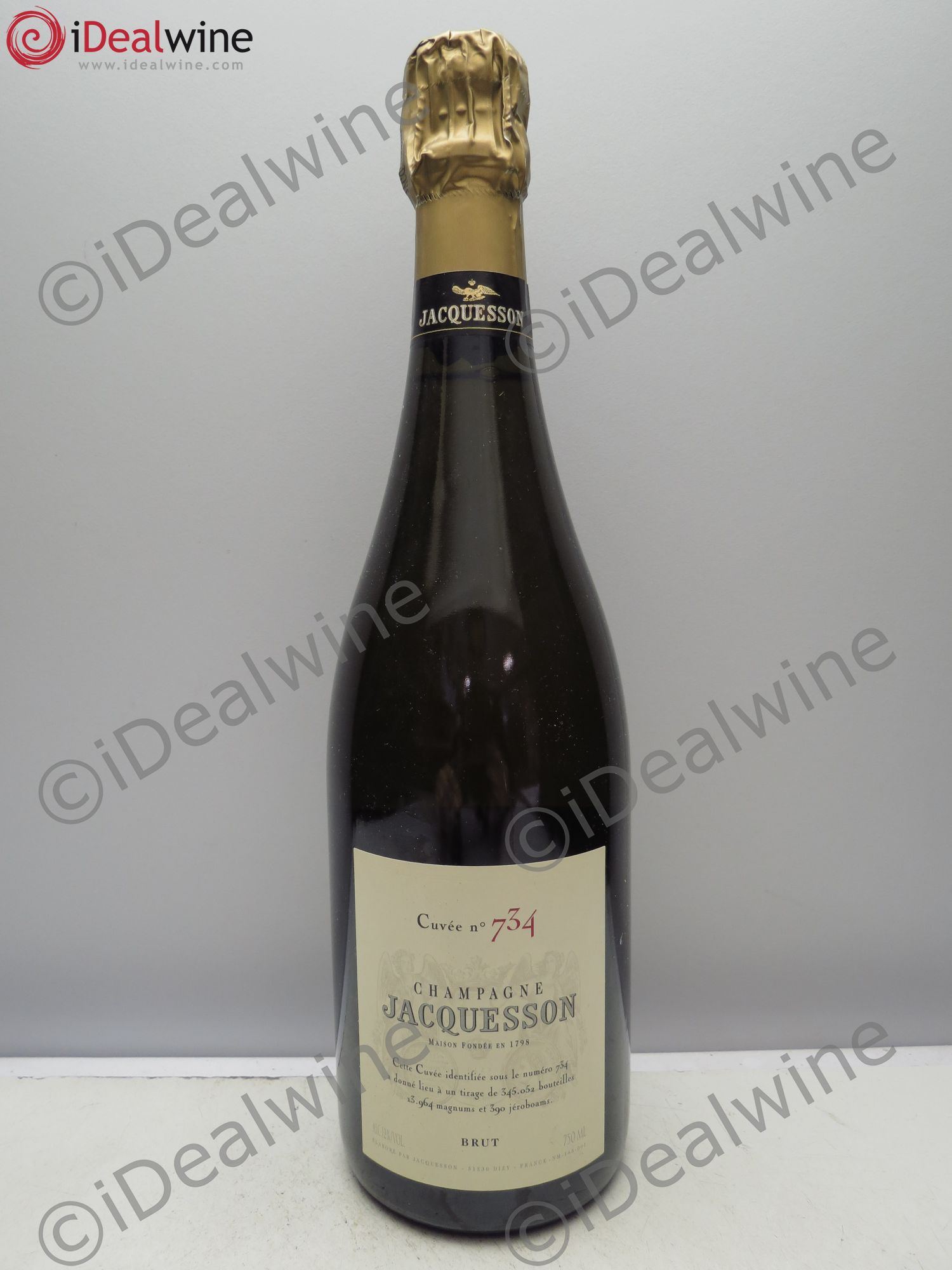 Cuvée 734 Jacquesson - Lot de 6 bouteilles - 0
