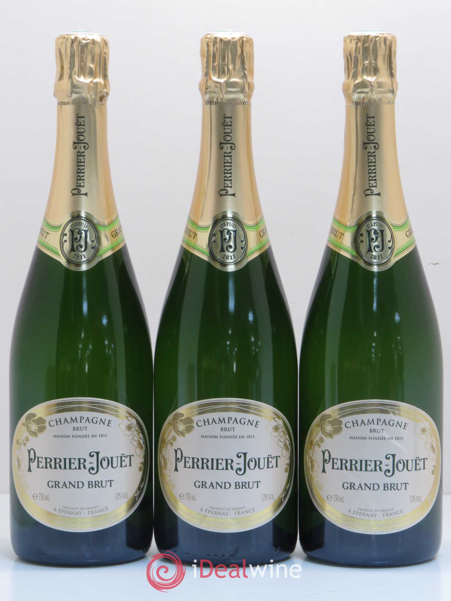 Grand Brut Perrier-Jouët - Lot de 3 bouteilles - 0
