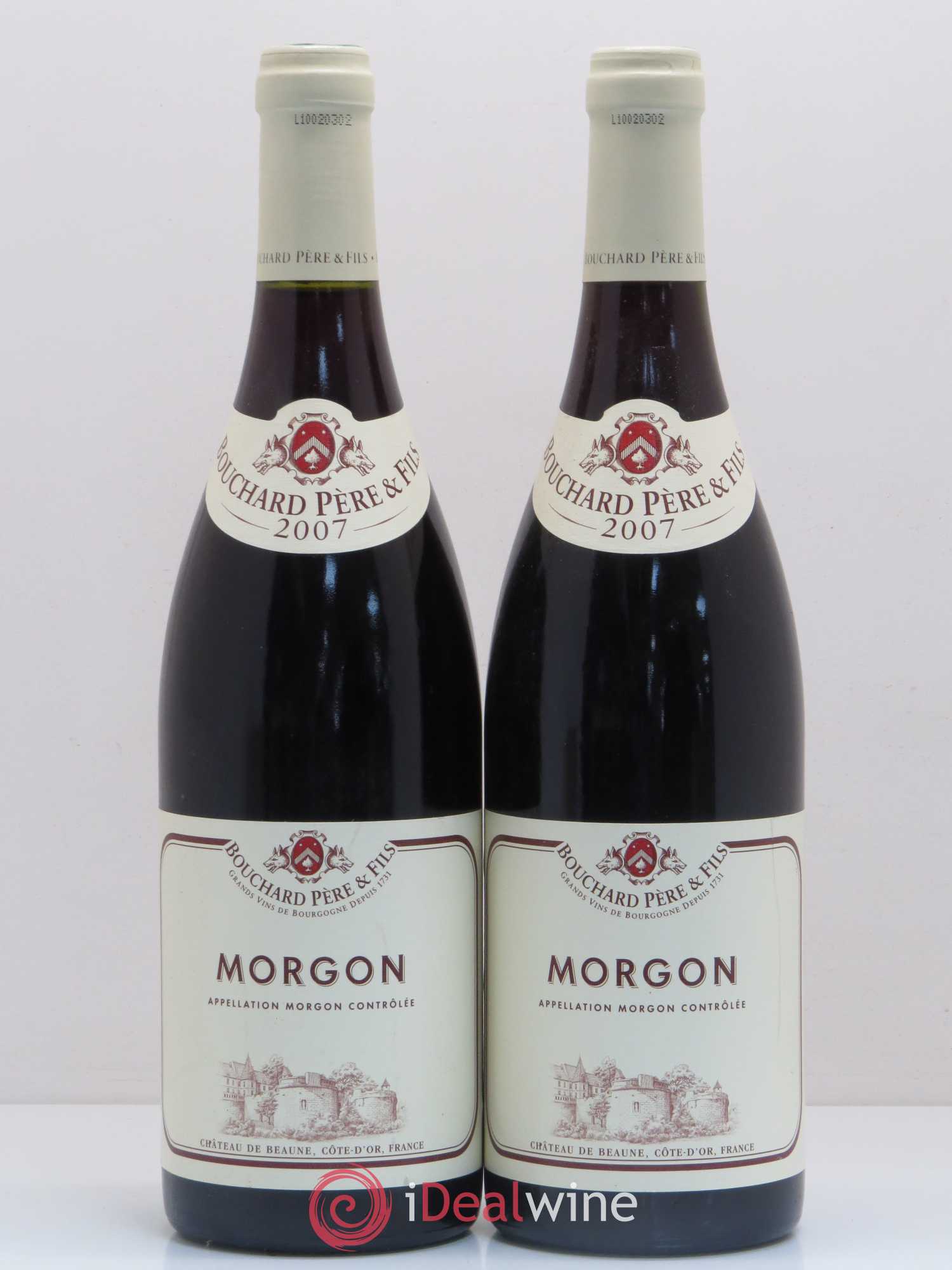Morgon Bouchard Père & Fils (sans prix de réserve) 2007 - Lotto di 2 bottiglie - 0