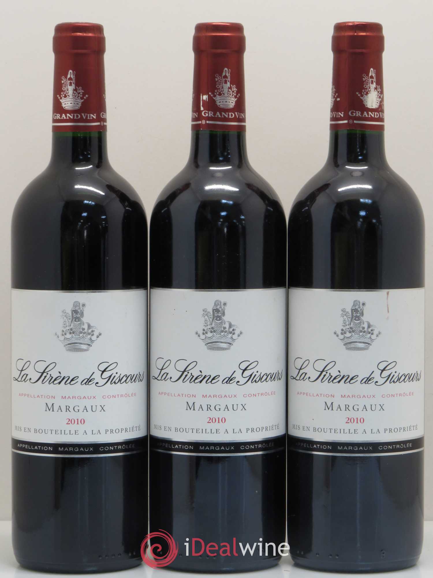 La Sirène de Giscours 2010 - Lot de 3 bouteilles - 0