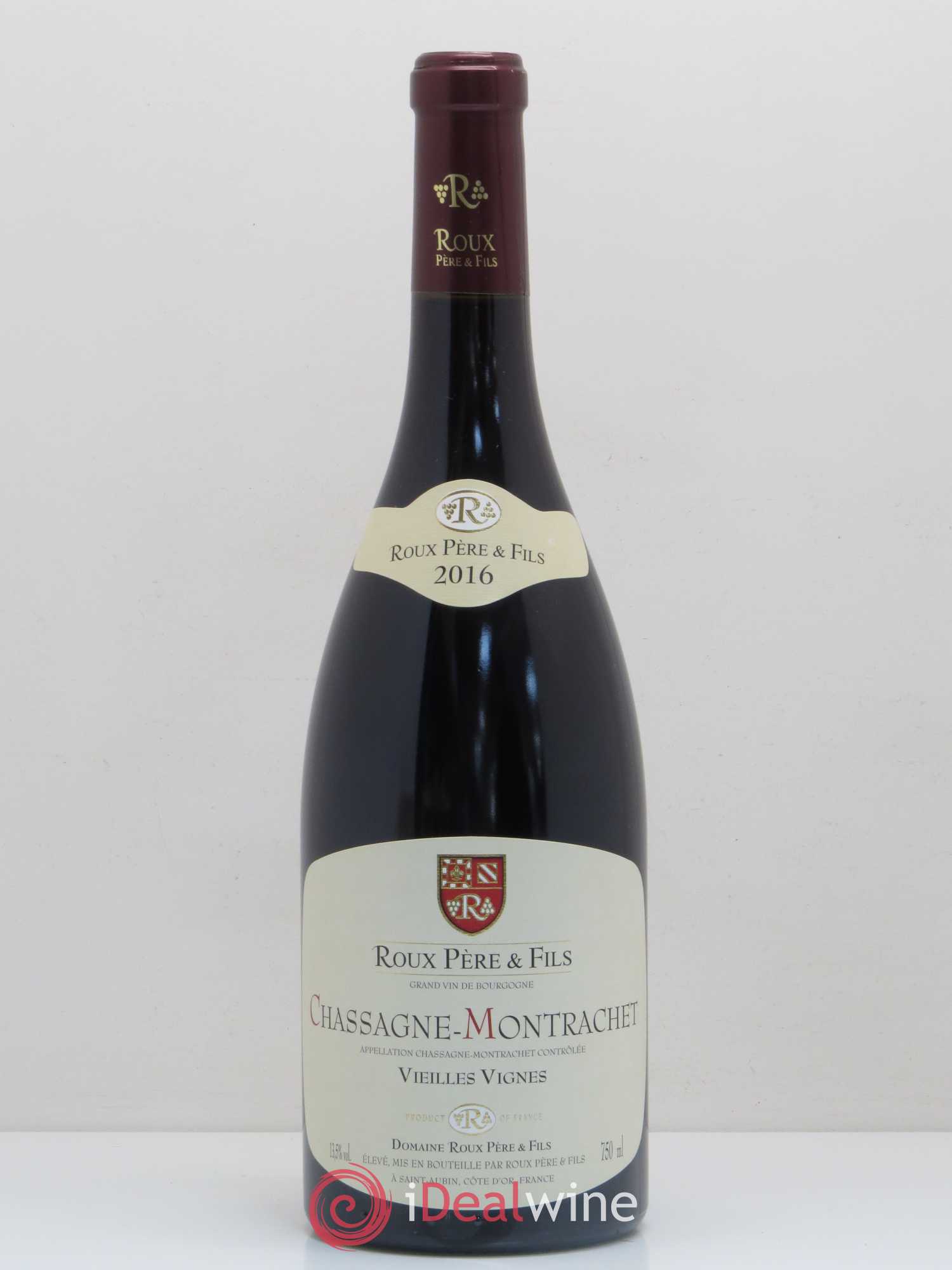 Chassagne-Montrachet Vieilles Vignes Roux Père et Fils 2016 - Lot de 1 bouteille - 0