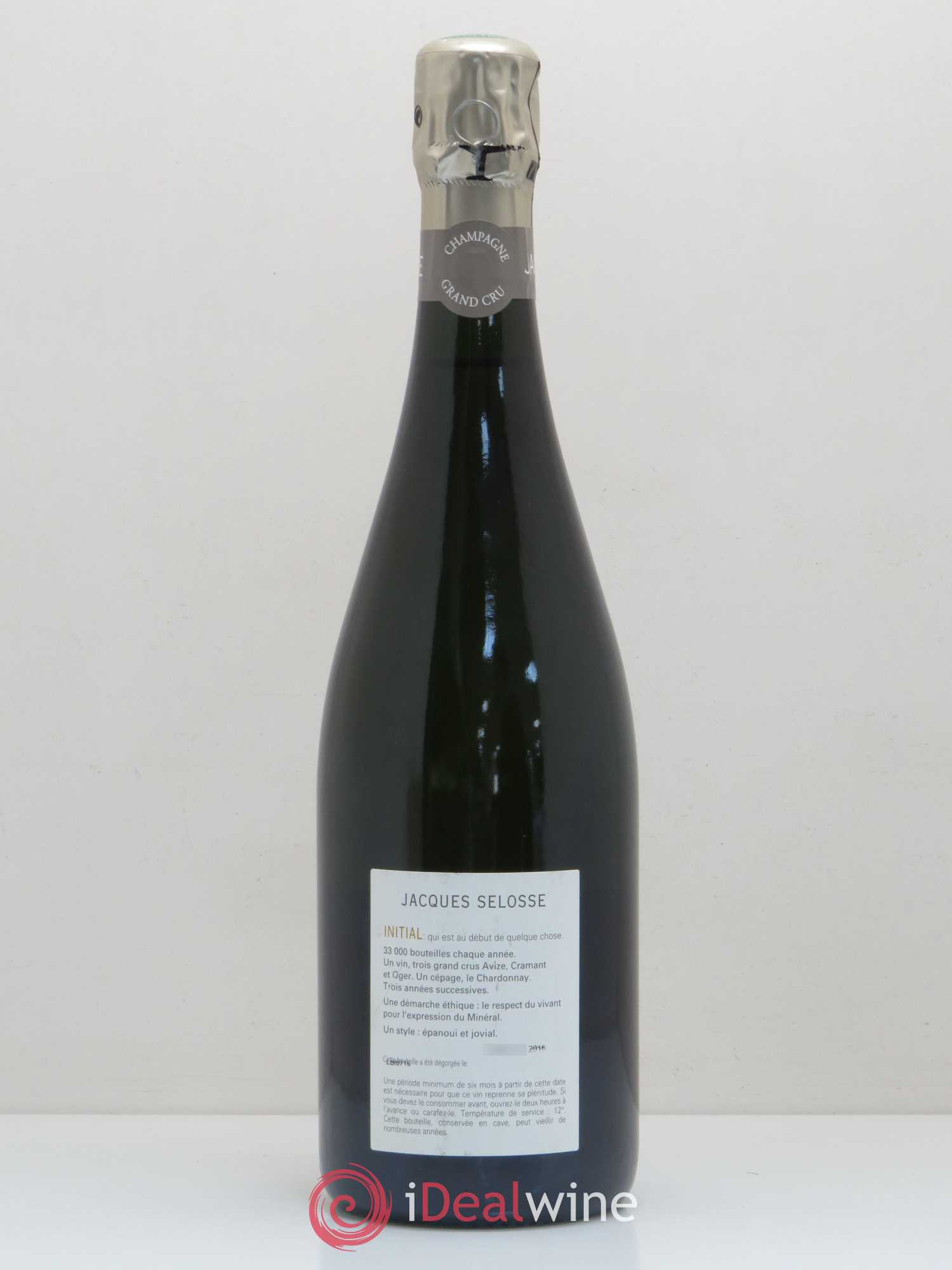 Initial Brut Jacques Selosse - Lot de 1 bouteille - 1