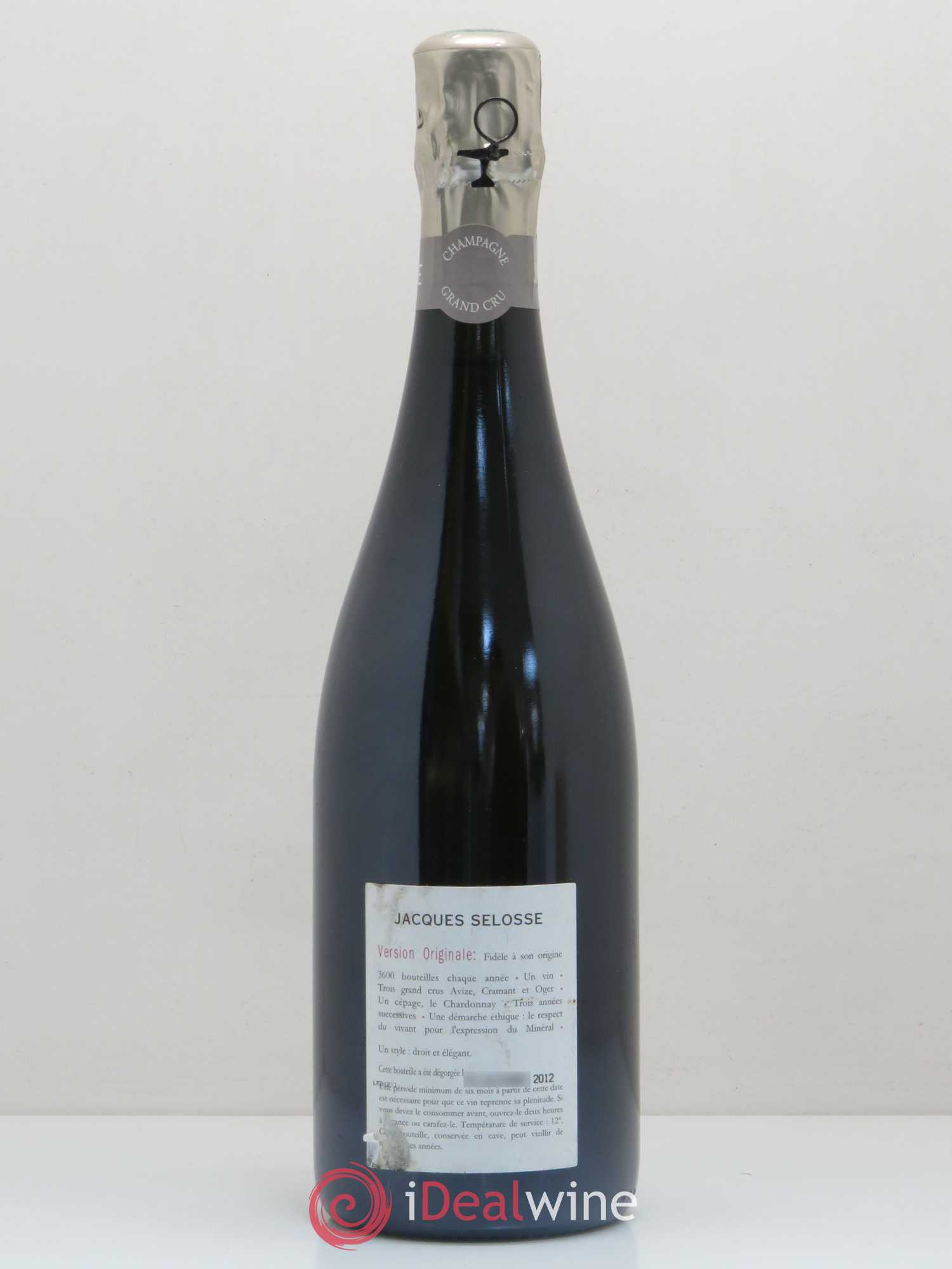 Version Originale Jacques Selosse - Lot de 1 bouteille - 1