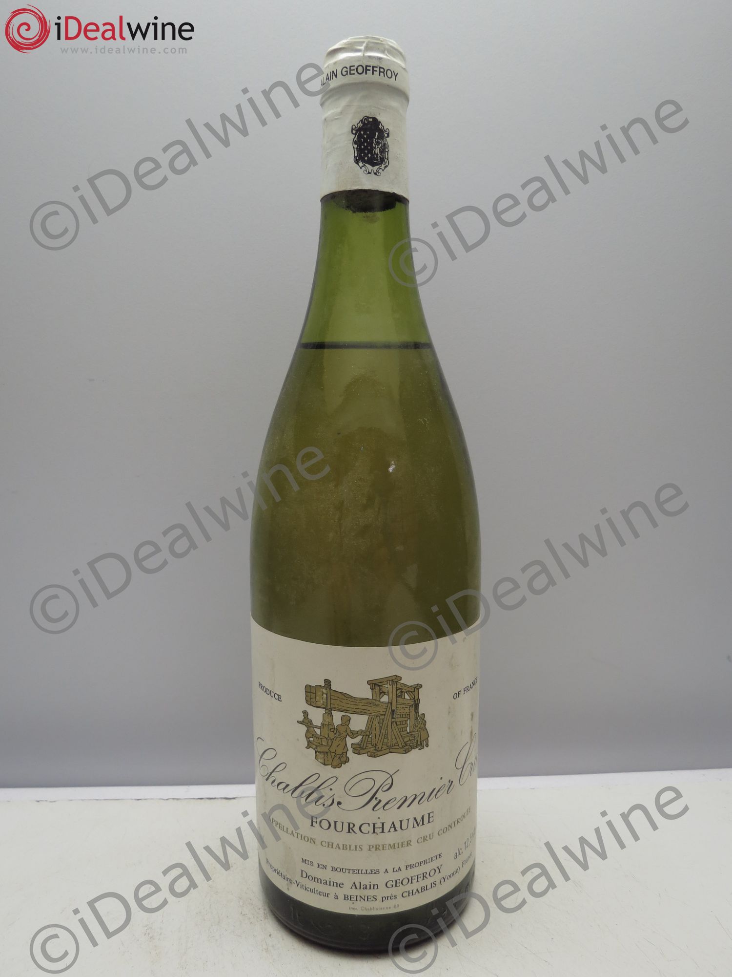 Chablis 1er Cru Domaine Alain Geoffroy 1987 - Posten von 1 Flasche - 0