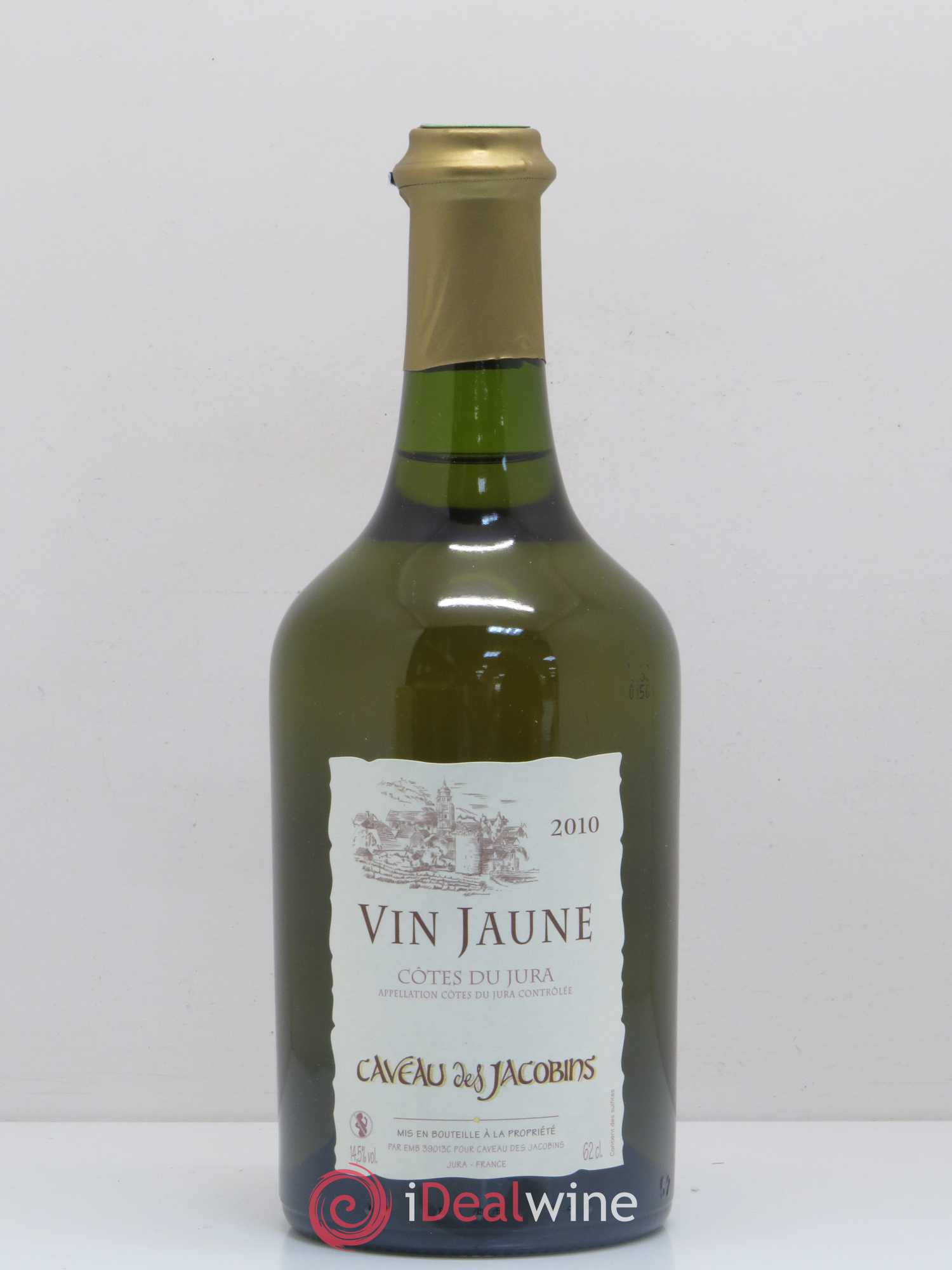 Côtes du Jura Vin Jaune Caveau des Jacobins (sans prix de réserve) 2010 - Posten von 1 Flasche - 0