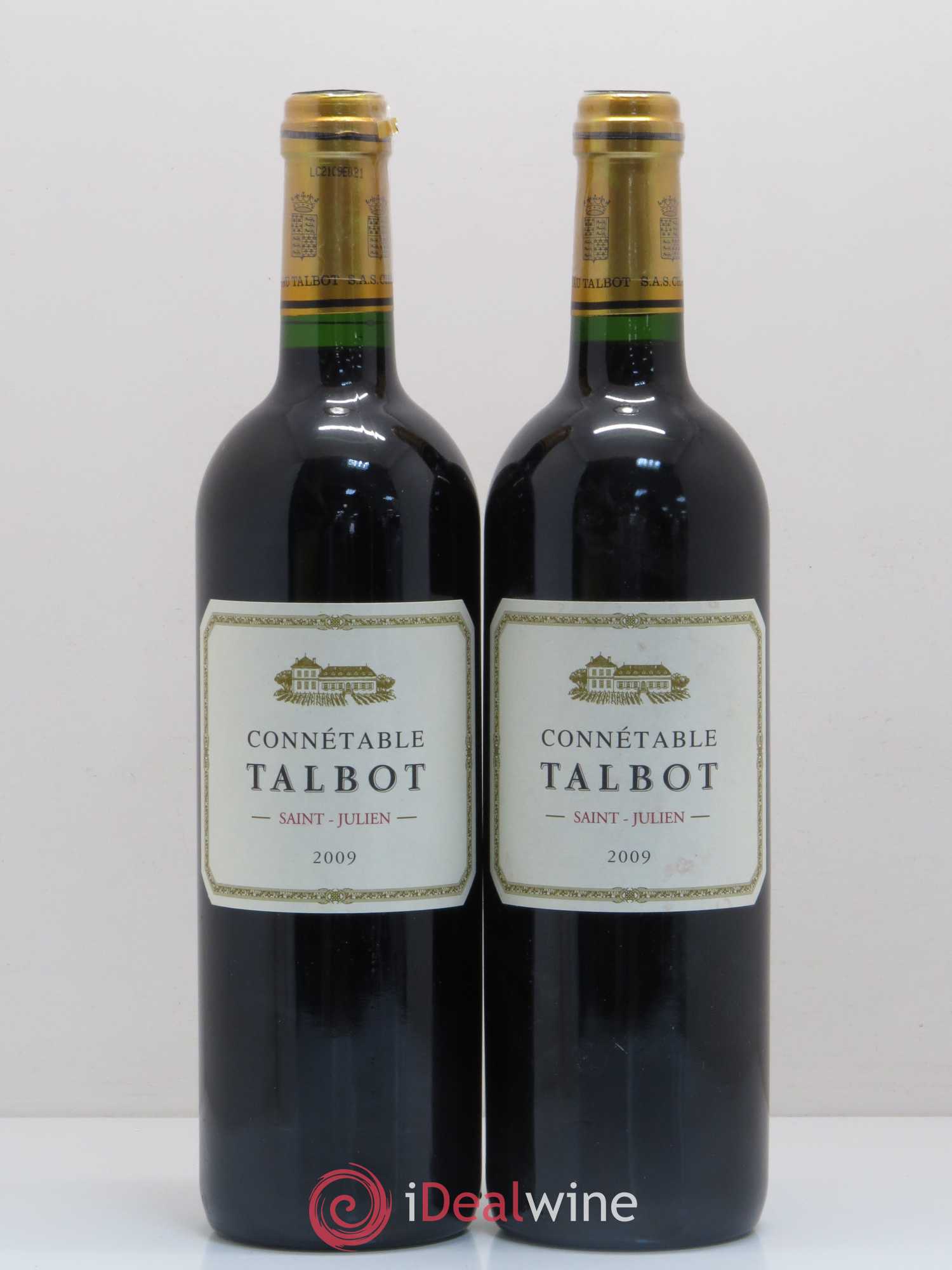 Connétable de Talbot Second Vin 2009 - Lot de 2 bouteilles - 0