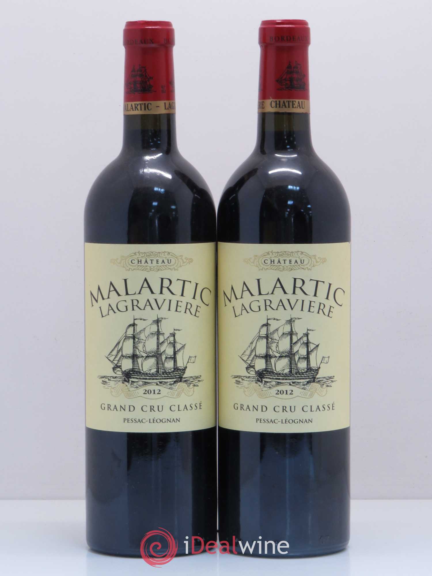 Château Malartic-Lagravière Cru Classé de Graves 2012 - Lot de 2 bouteilles - 0