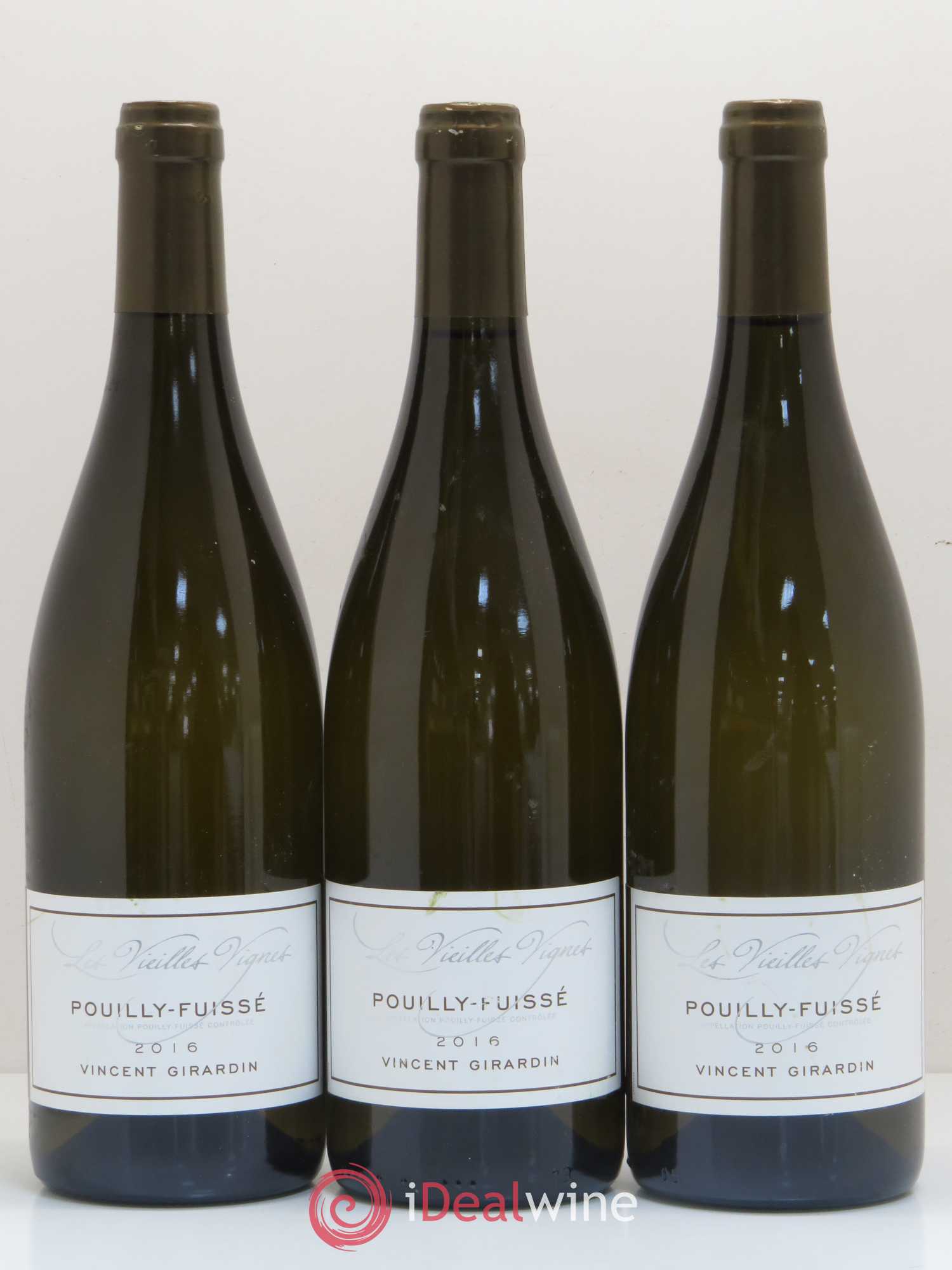Pouilly-Fuissé Vieilles Vignes Vincent Girardin 2016 - Lot de 3 bouteilles - 0