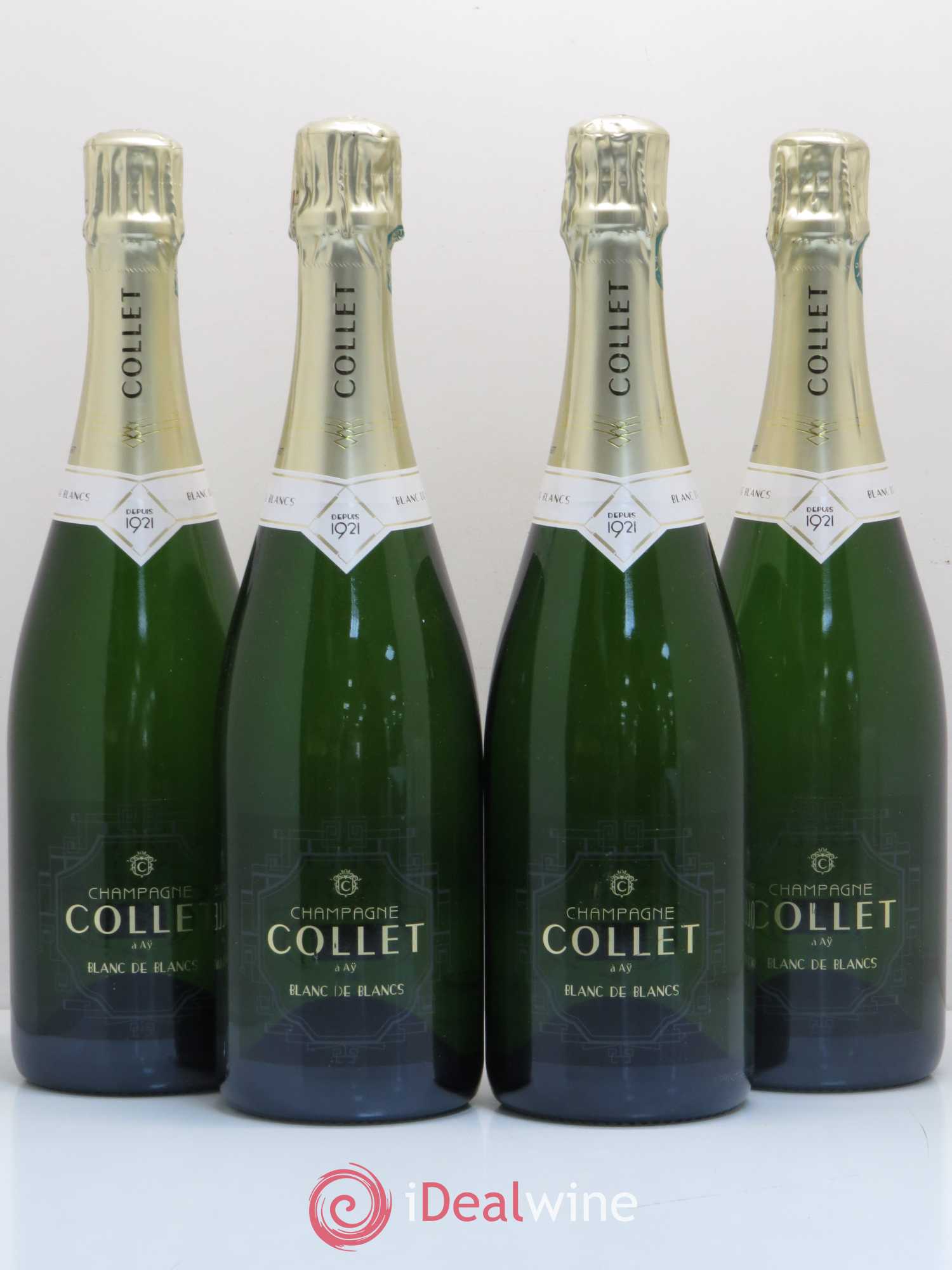 Champagne Collet Blanc de Blancs - Lot de 4 bouteilles - 0