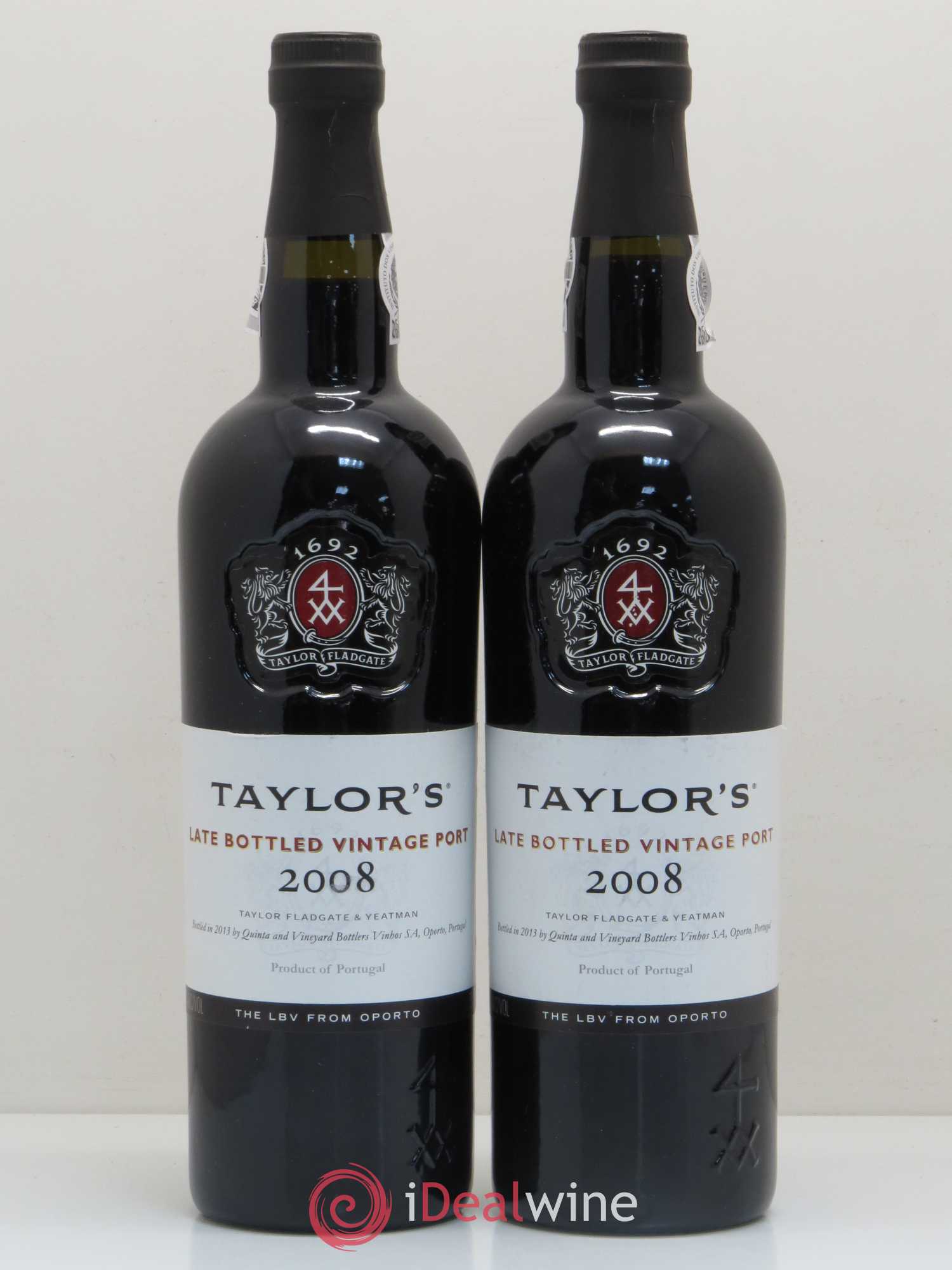 Porto Taylor's Vintage Late bottled Vintage (sans prix de réserve) 2008 - Posten von 2 Flaschen - 0