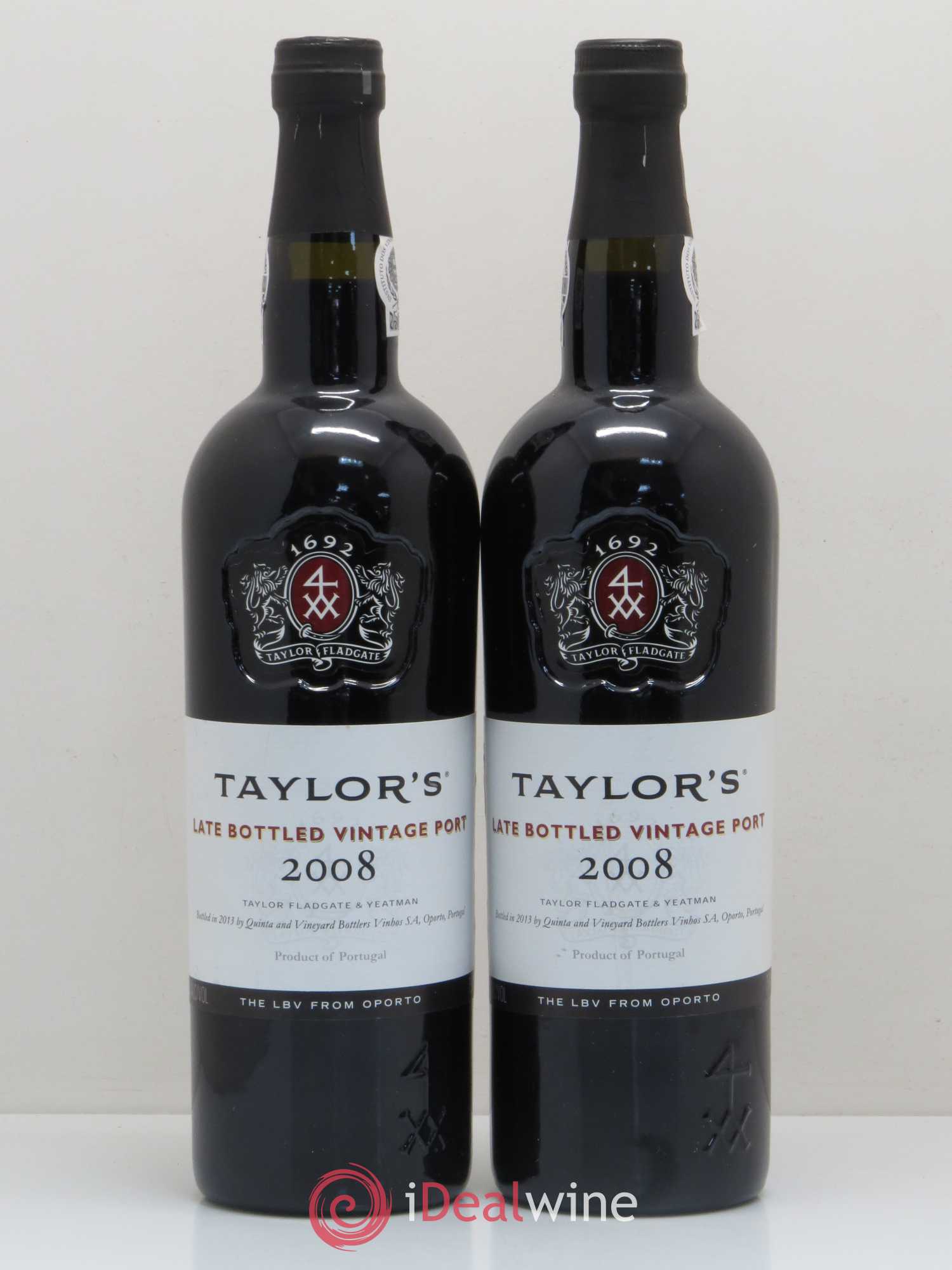 Porto Taylor's Vintage Late bottled Vintage 2008 - Lot de 2 bouteilles - 0